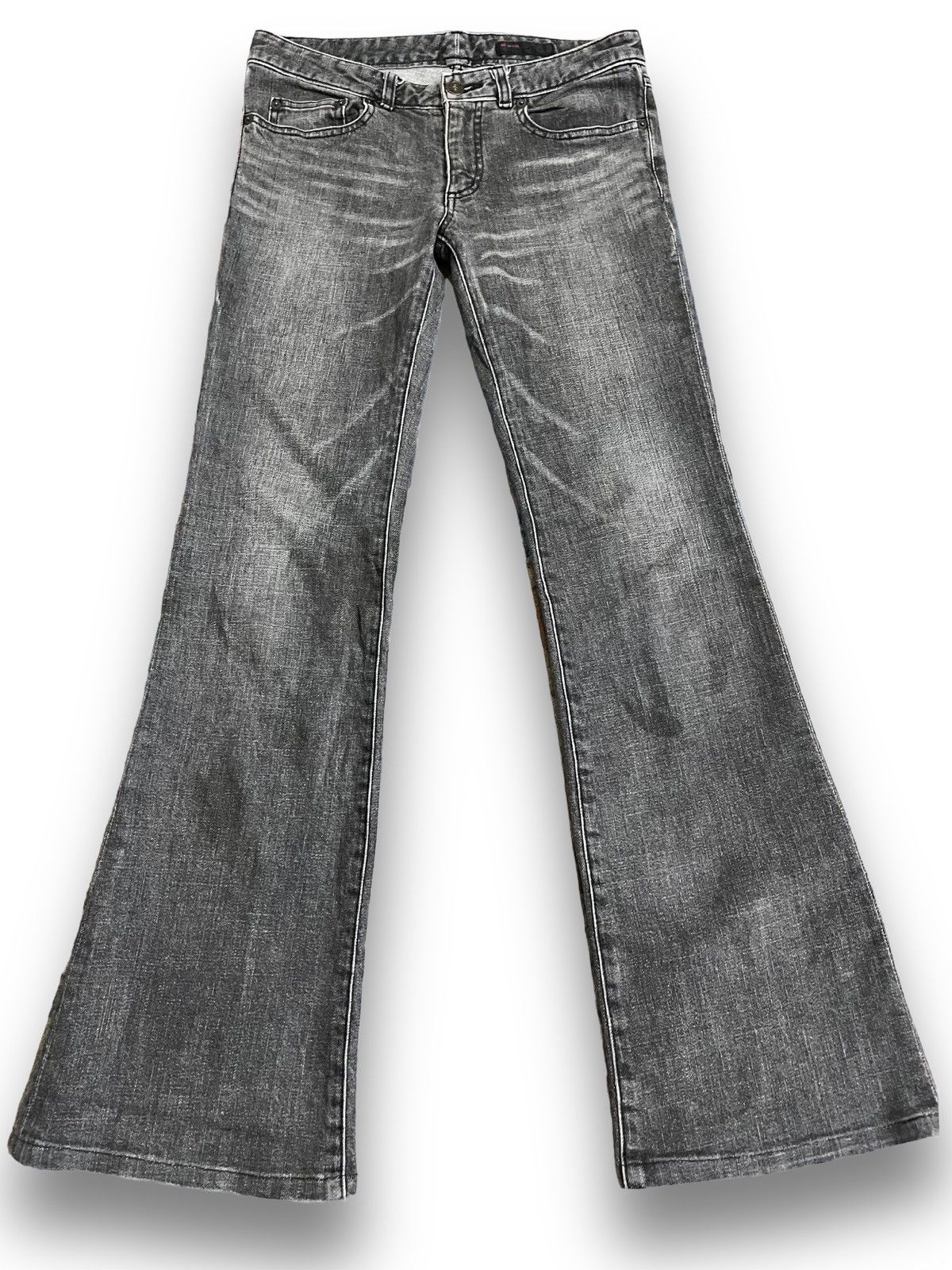 image of Vintage Et Vous Flare Denim in Black, Men's (Size 30)