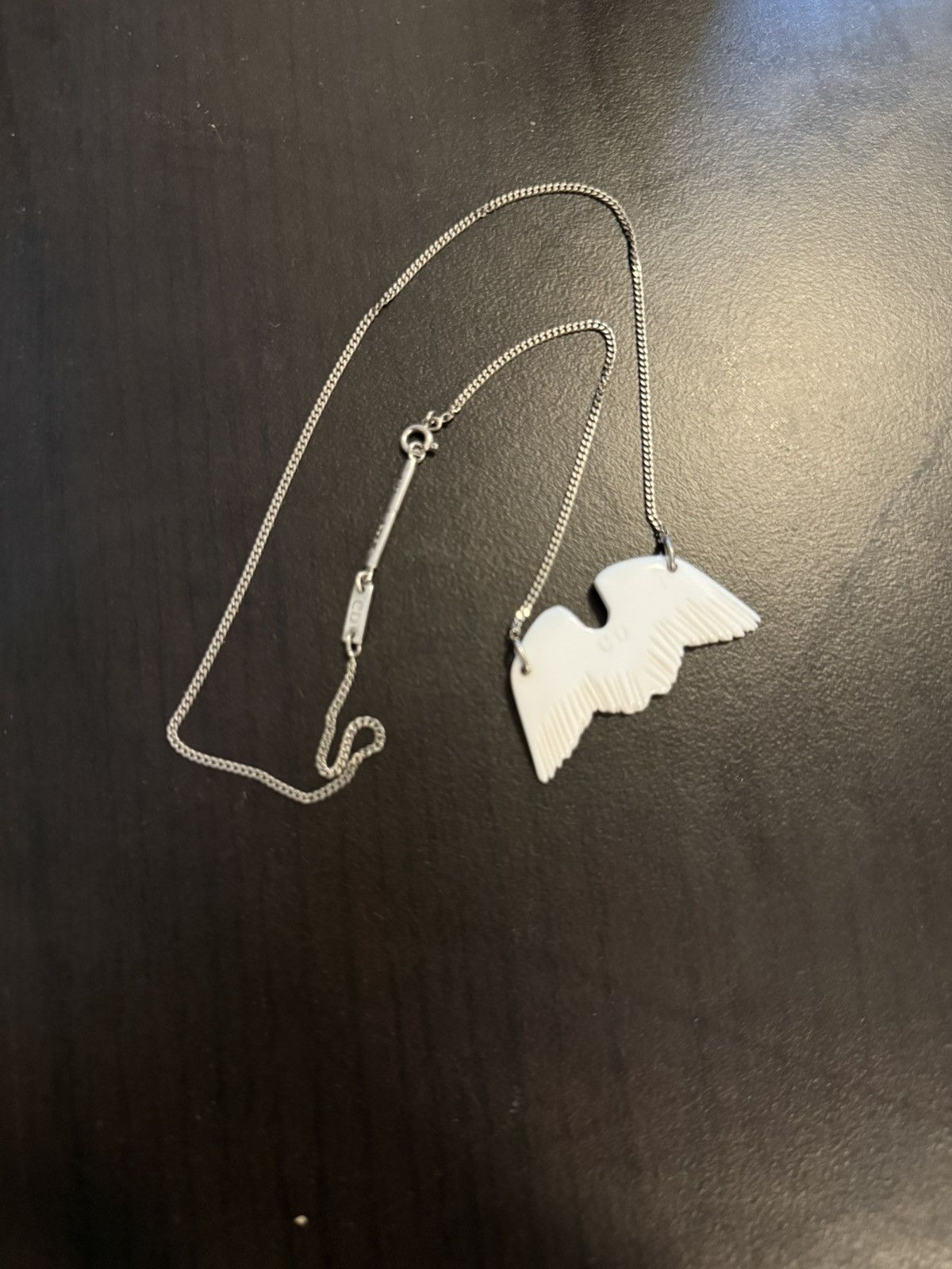 Dior × Hedi Slimane Dior Homme SS05 Sterling Silver Guitar Pick