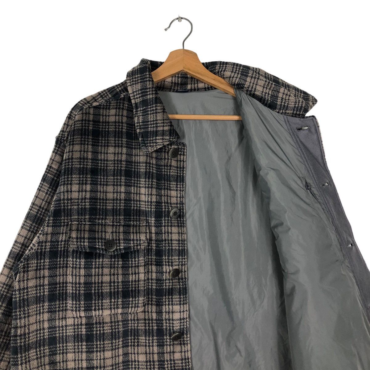 Flannel Vintage Flannel Zipper Jacket Mont-Bell Tartan Check Design Size US L / EU 52-54 / 3 - 12 Thumbnail