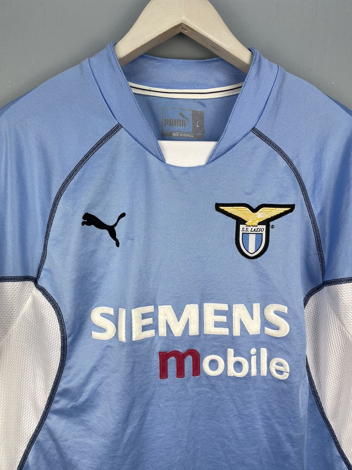 Puma Vintage 01-02 SS Lazio puma jersey Size US L / EU 52-54 / 3 - 3 Thumbnail
