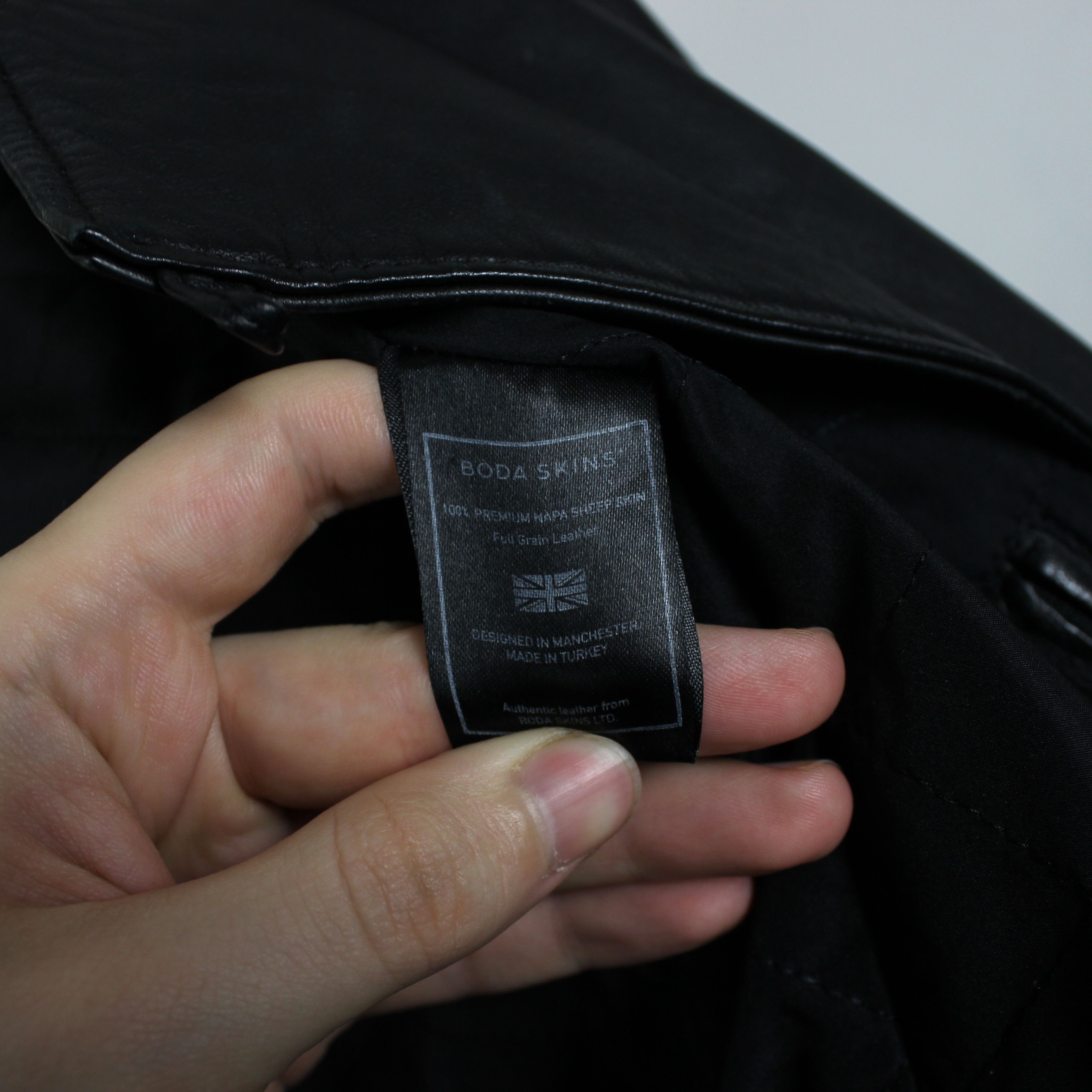 Boda Skins Boda Skins leather bike jacket US 6 M Black Size M / US 6-8 / IT 42-44 - 7 Thumbnail