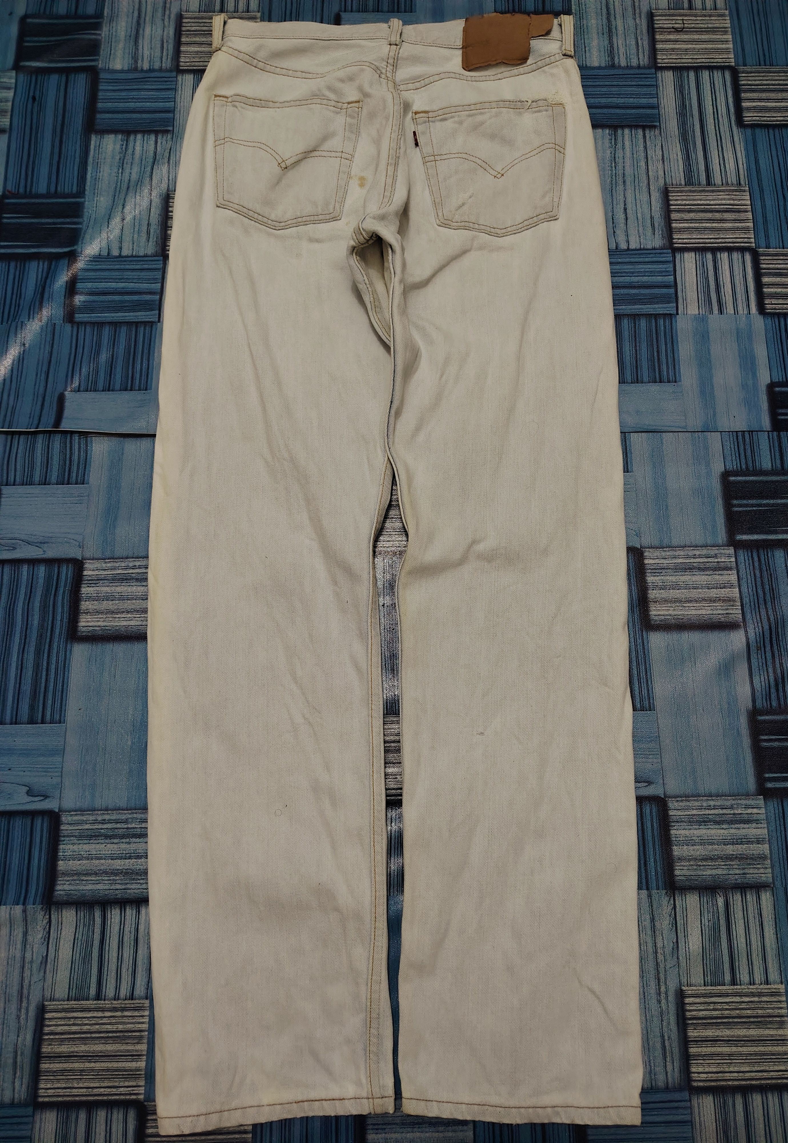 Levi's Thrashed Acid Washed Vtg Levi's 501 Button 553 made in usa Size US 30 / EU 46 - 21 Thumbnail
