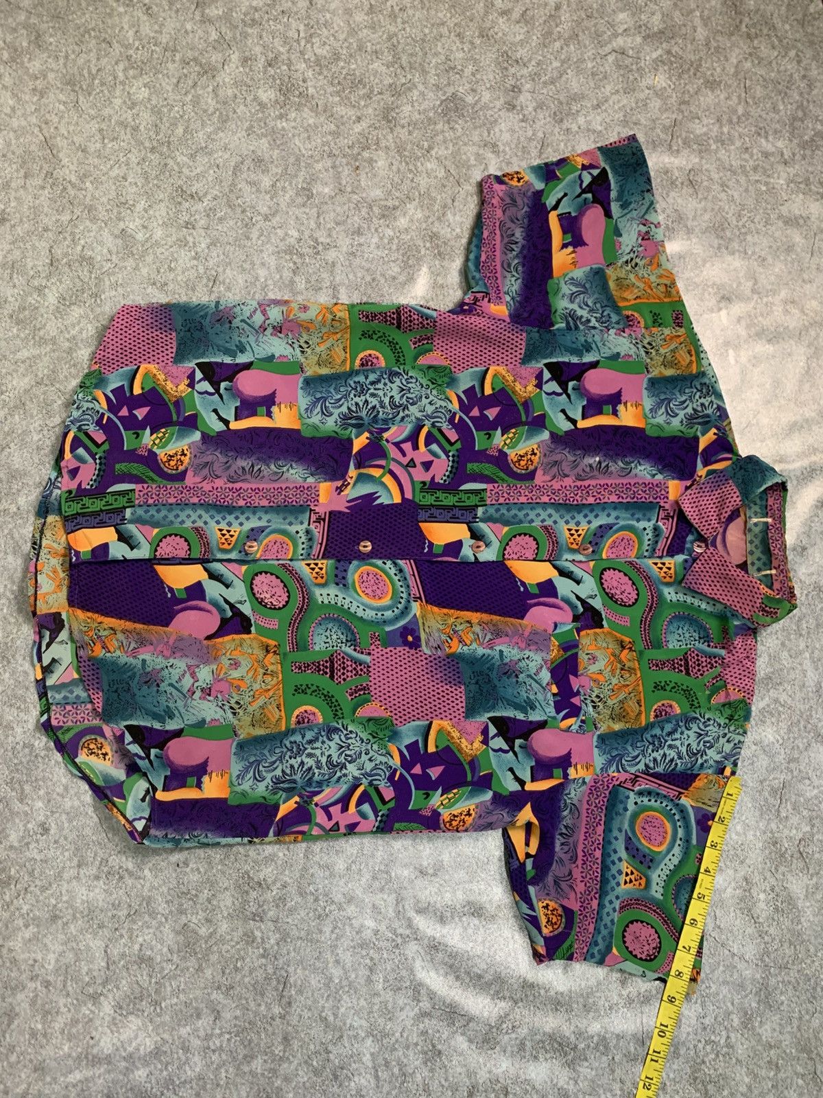 Other Rare Design Vintage Short Sleeve Blouse Size M / US 6-8 / IT 42-44 - 8 Thumbnail