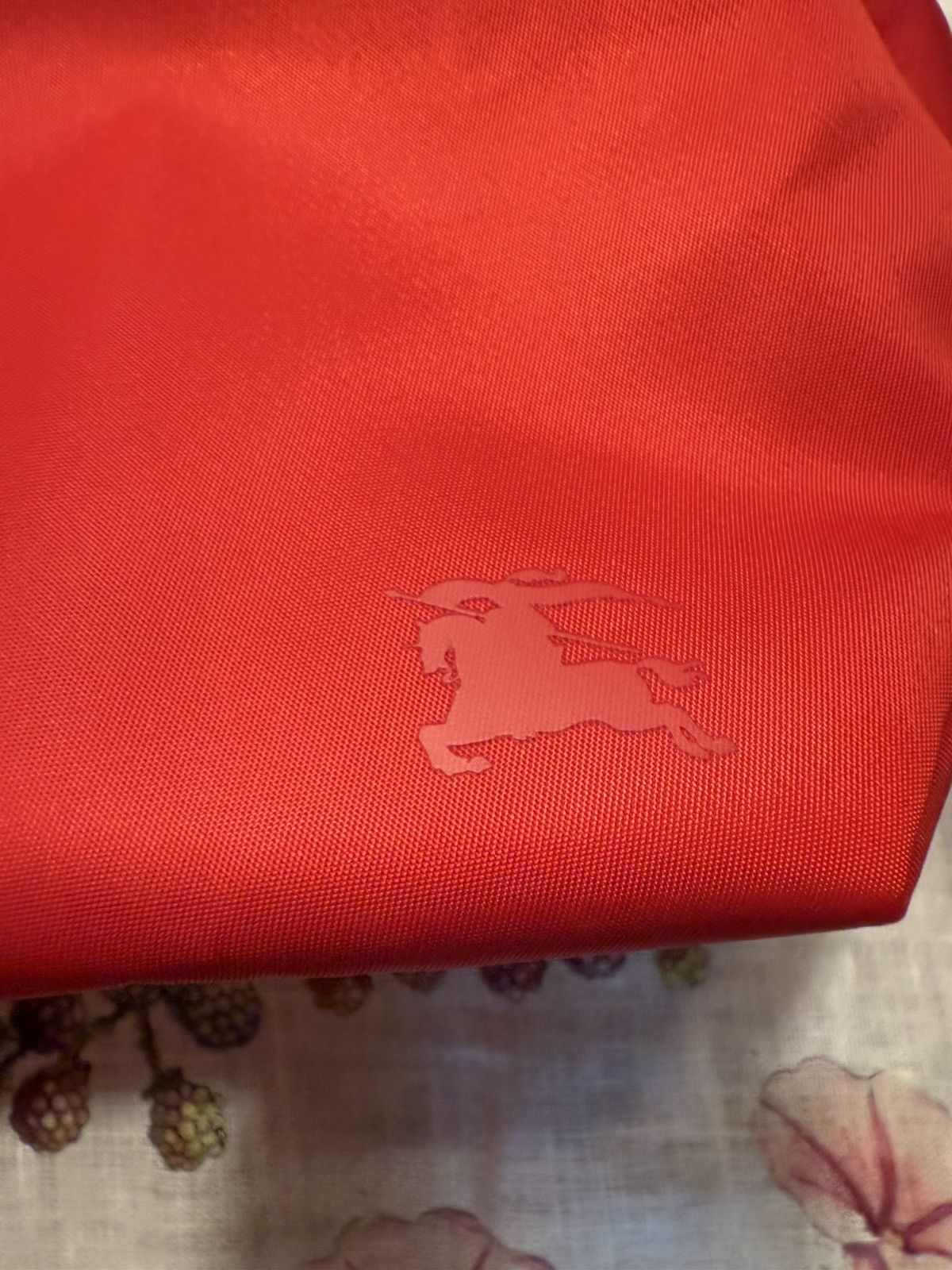 Burberry GWP Red Burberry Cosmetic Pouch Size ONE SIZE - 3 Thumbnail