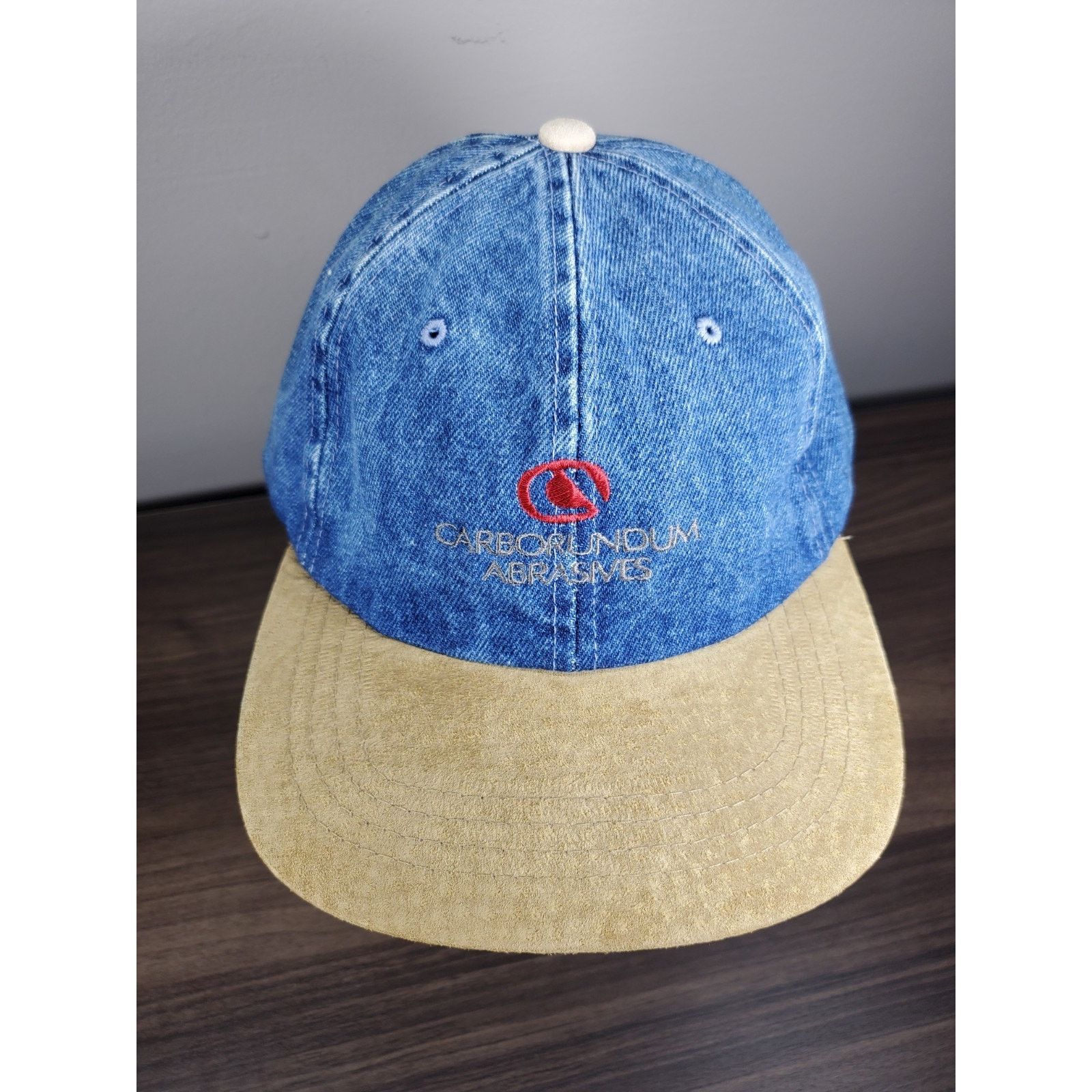 Vintage × Yupong Carborundum Abrasives Denim Hat Adjustable Cap Yupoong Size ONE SIZE - 4 Thumbnail