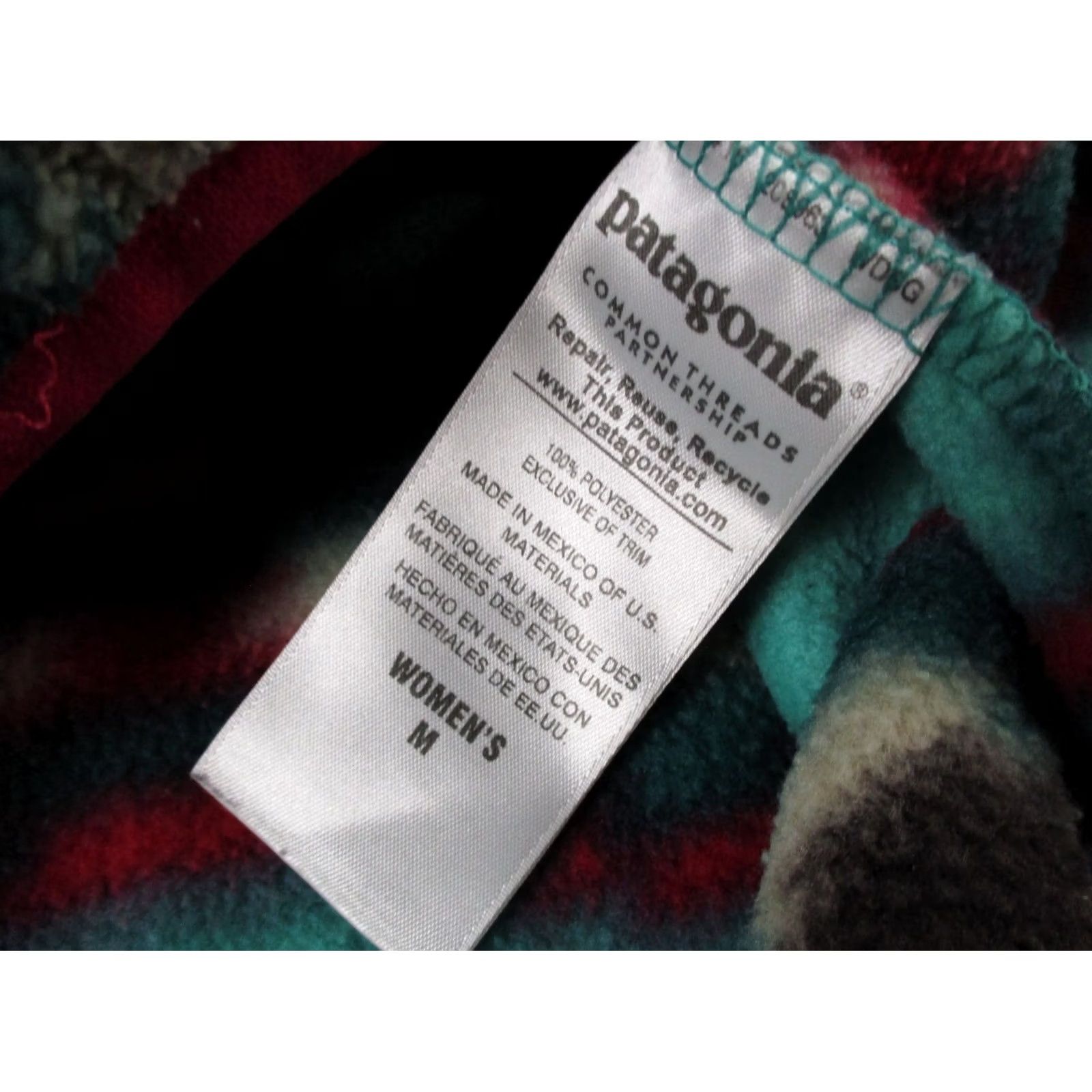 Patagonia Patagonia Jacket Womens M Synchilla Fleece Aztec Geometric Sweater Outdoor Casual Snap Thermal Wind-Resistant Size M / US 6-8 / IT 42-44 - 7 Thumbnail