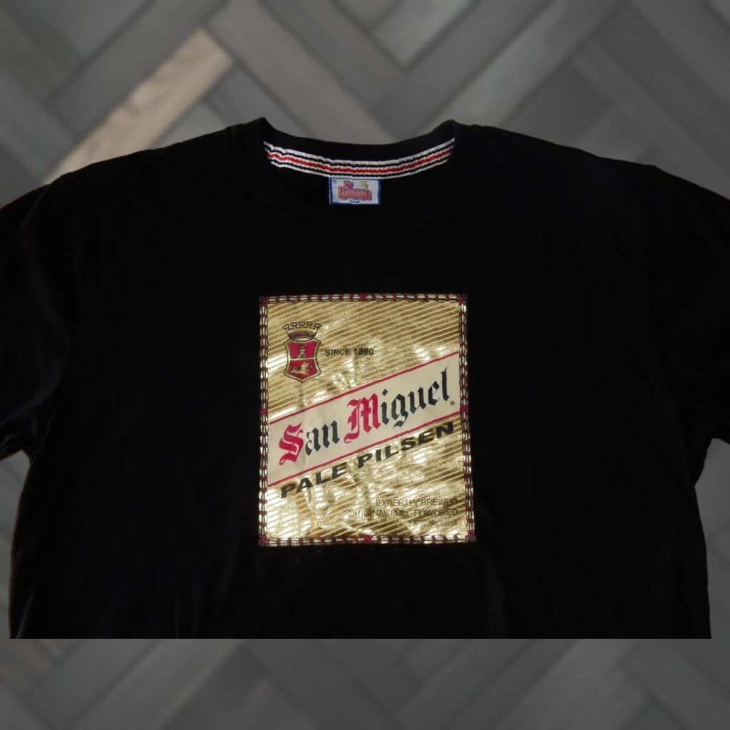 Vintage VINTAGE San Miguel Beer Men’s T-Shirt Size S Black Cotton Short Sleeve Size US S / EU 44-46 / 1 - 1 Thumbnail