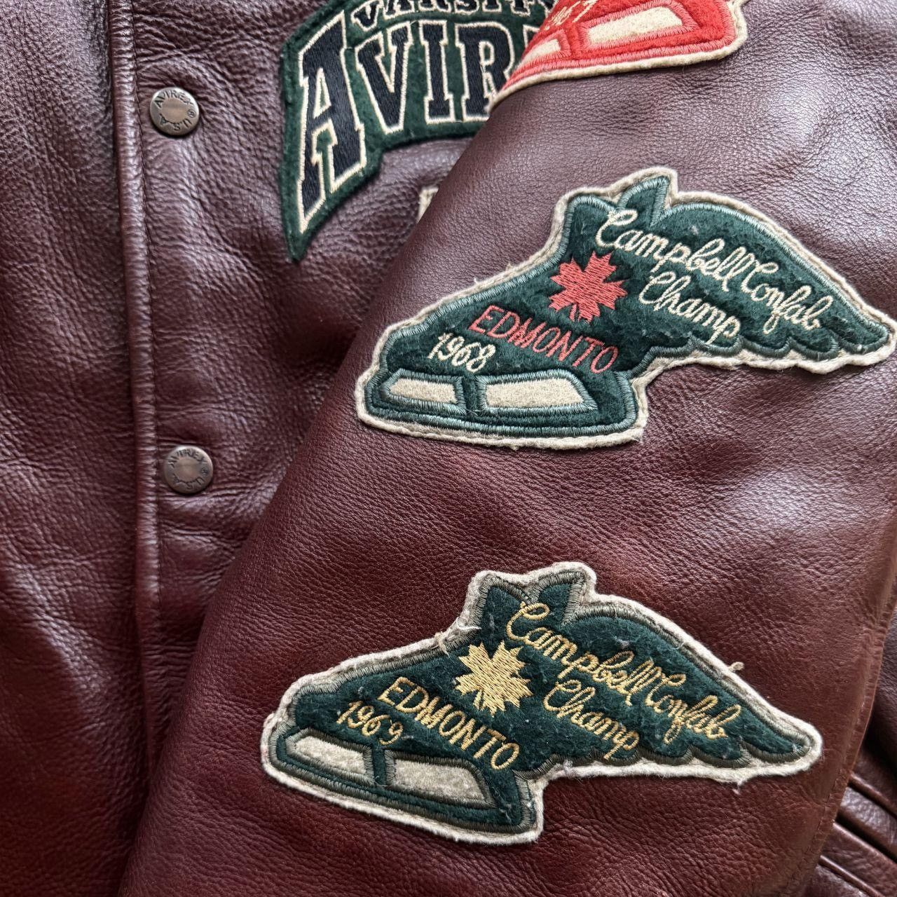 Avirex Avirex North West Wildbears Leather Varsity Jacket Size US S / EU 44-46 / 1 - 4 Thumbnail