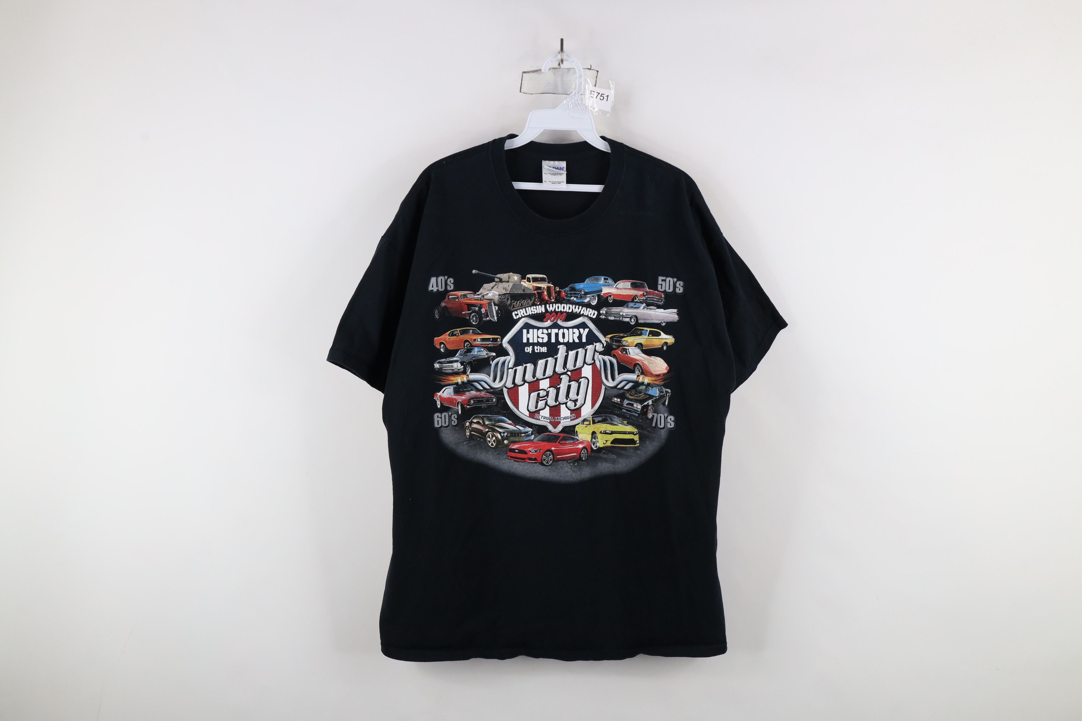 Vintage Vintage Y2K Cruising Woodward Detroit Michigan Cars T-Shirt Size US XL / EU 56 / 4 - 1 Thumbnail