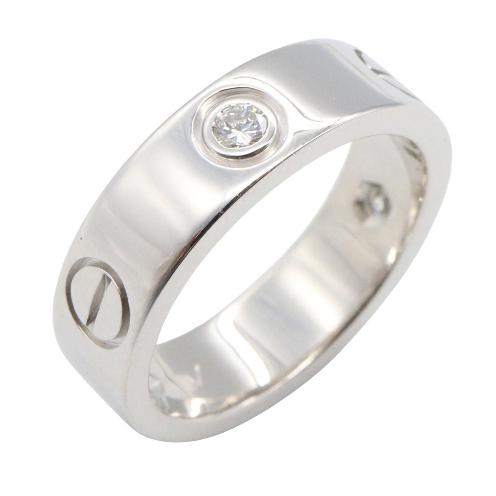Cartier Cartier Cartier Love Au750 Diamond Ring Size 12 Precious Metal Ring DUTY FREE for USA Size ONE SIZE - 1 Thumbnail