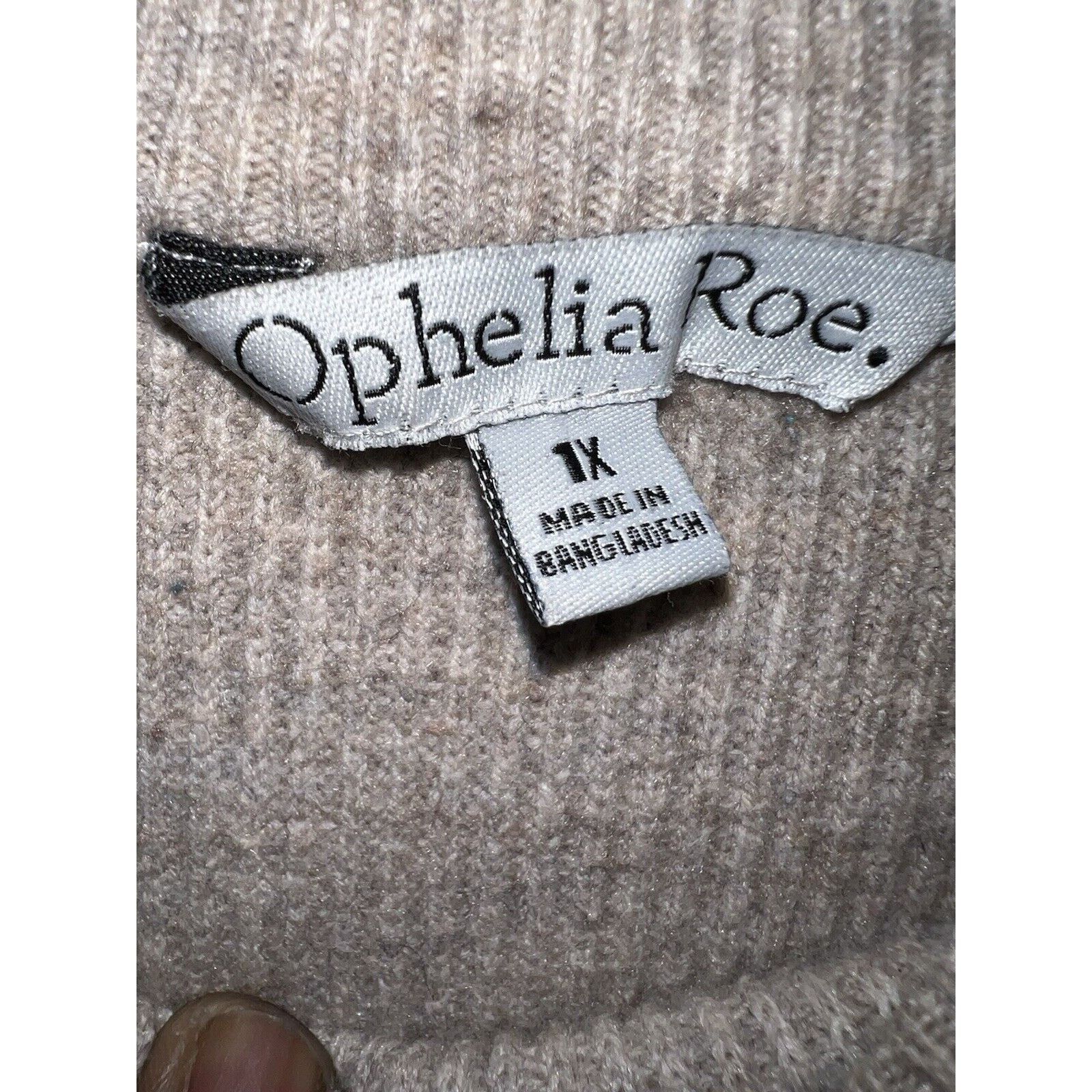 Other Ophelia Roe Women’s Ribbed Oversized Sweater Size XL Gray Size XL / US 12-14 / IT 48-50 - 5 Thumbnail
