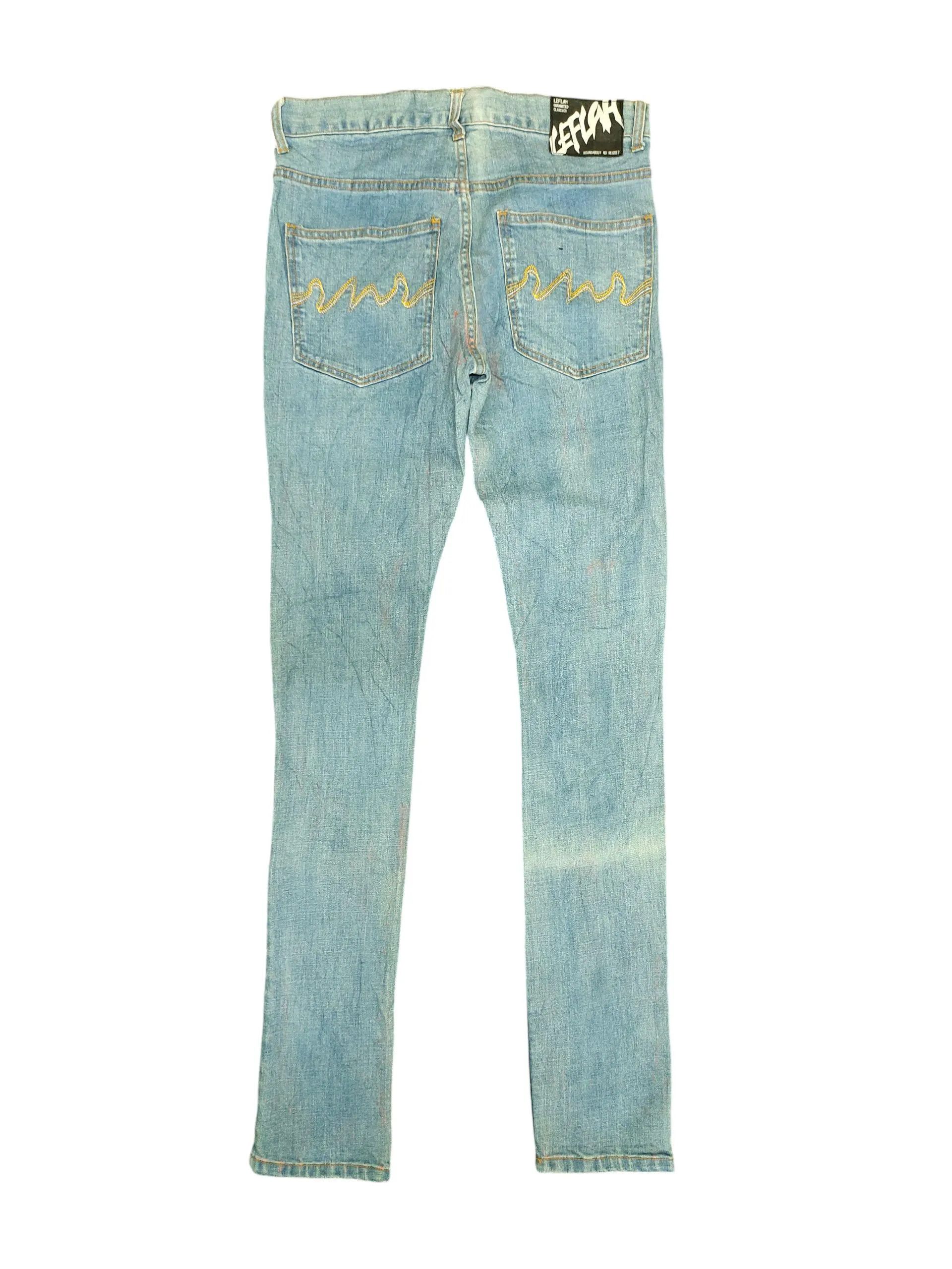 Comme des Garcons × Undercover aded Denim Jeans Skinny Size US 30 / EU 46 - 2 Thumbnail