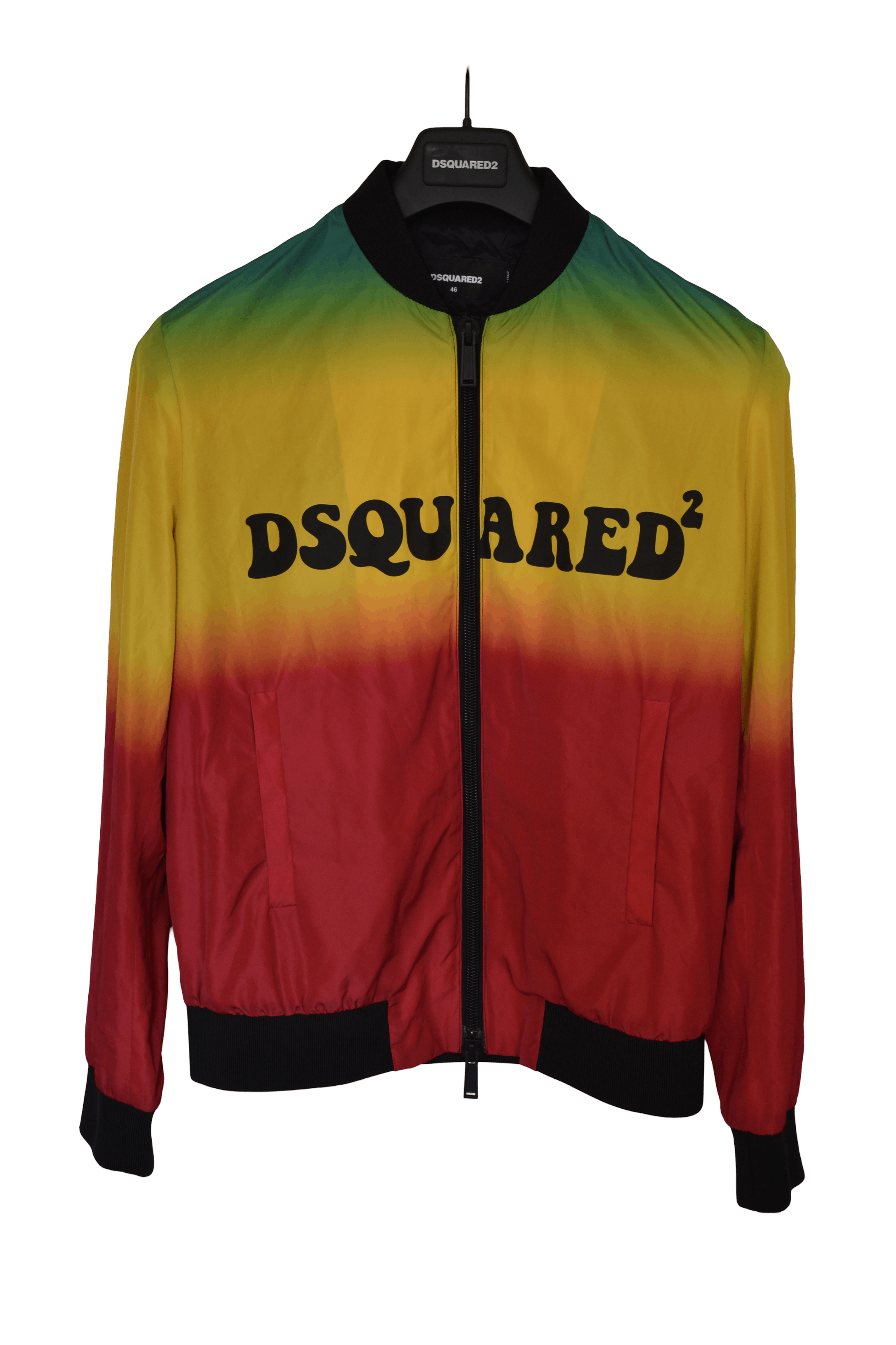 Dsquared2 DSQUARED2 Logo-Print Zip-Up Jacket Size US S / EU 44-46 / 1 - 4 Thumbnail