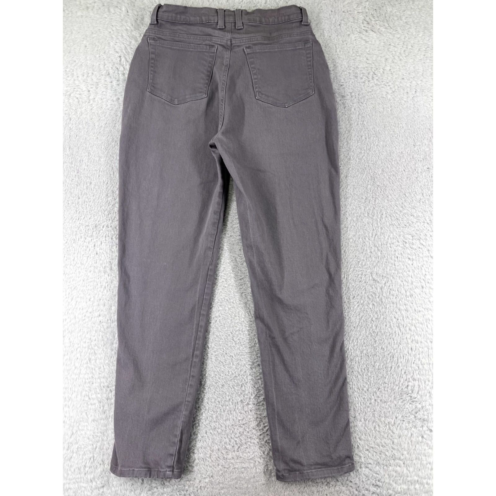 Vintage St. John's Bay Jeans Adult Women 10 Gray Denim High Rise Stretch Straight 26W 28Inseam Size 32" / US 10 / IT 46 - 2 Thumbnail