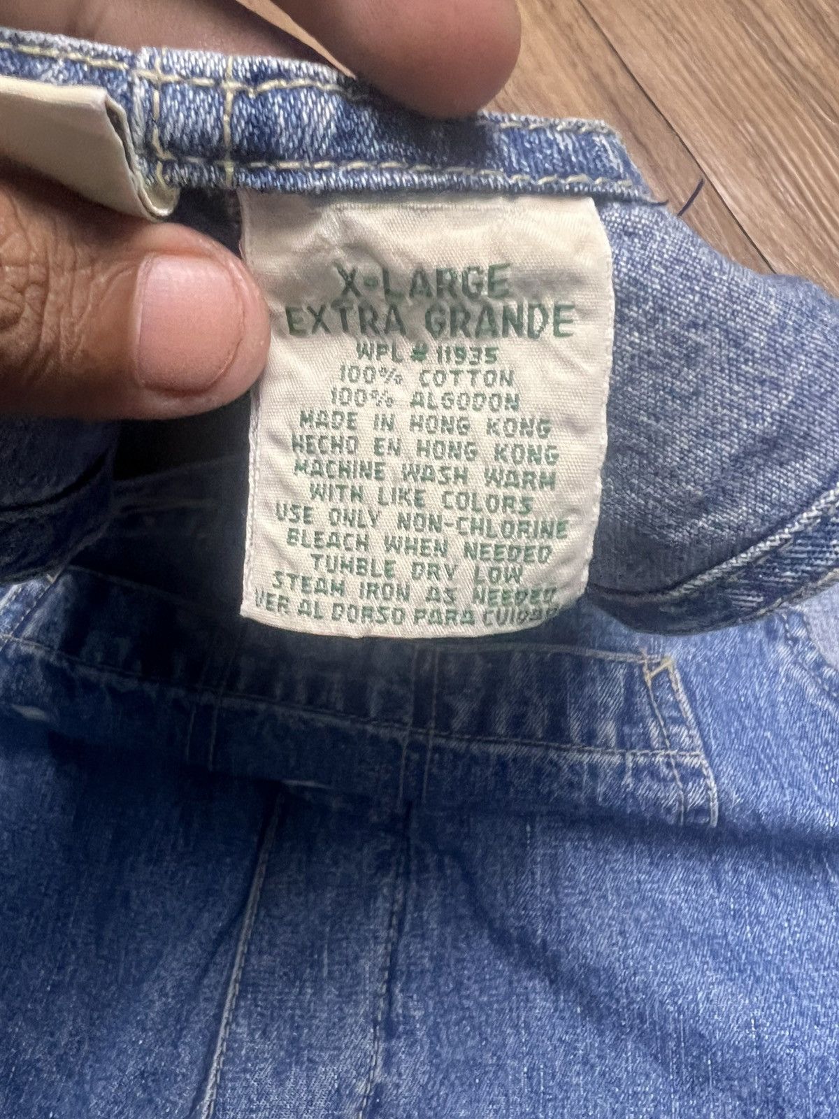 St. Johns Bay Vintage St. John's Bay (SJB) Denim Overalls - (42) Size US 37 - 9 Thumbnail