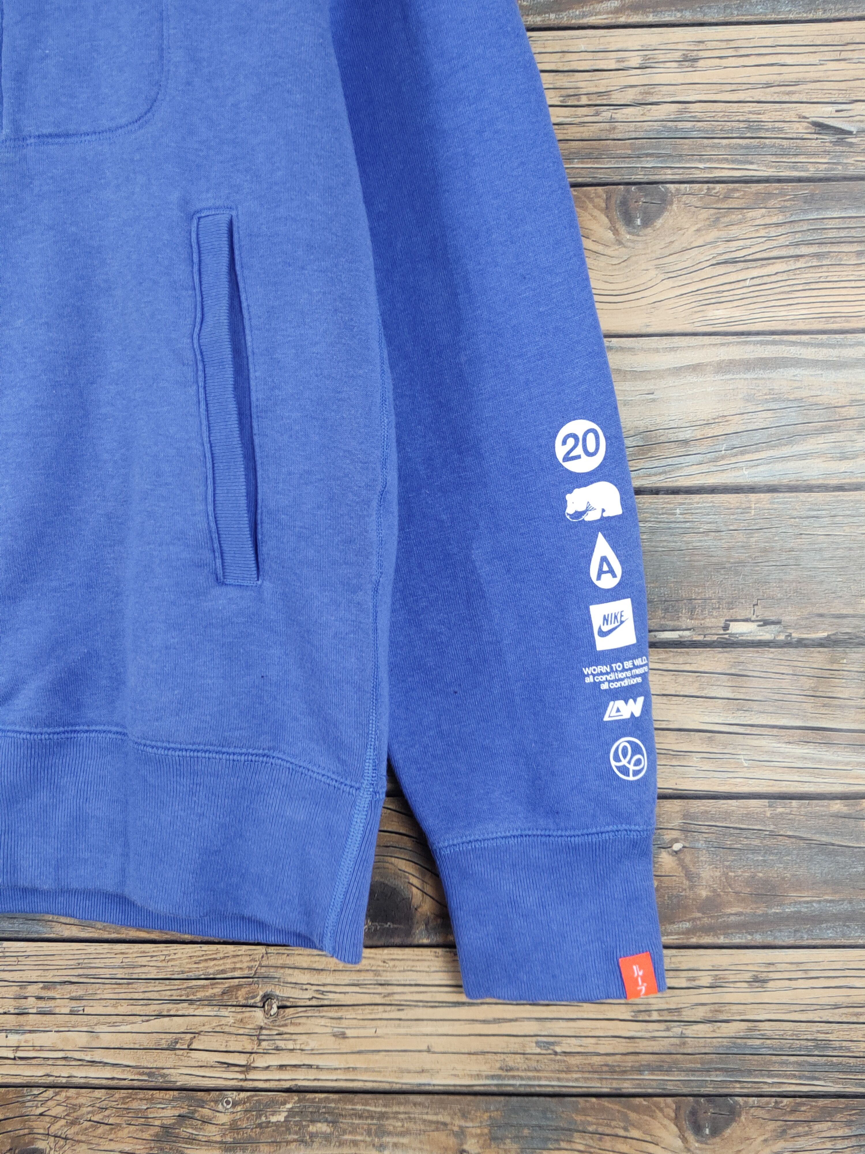 Nike DL Nike Blue Sportswear Sweaters vintage japan #W2242 Size US M / EU 48-50 / 2 - 8 Thumbnail