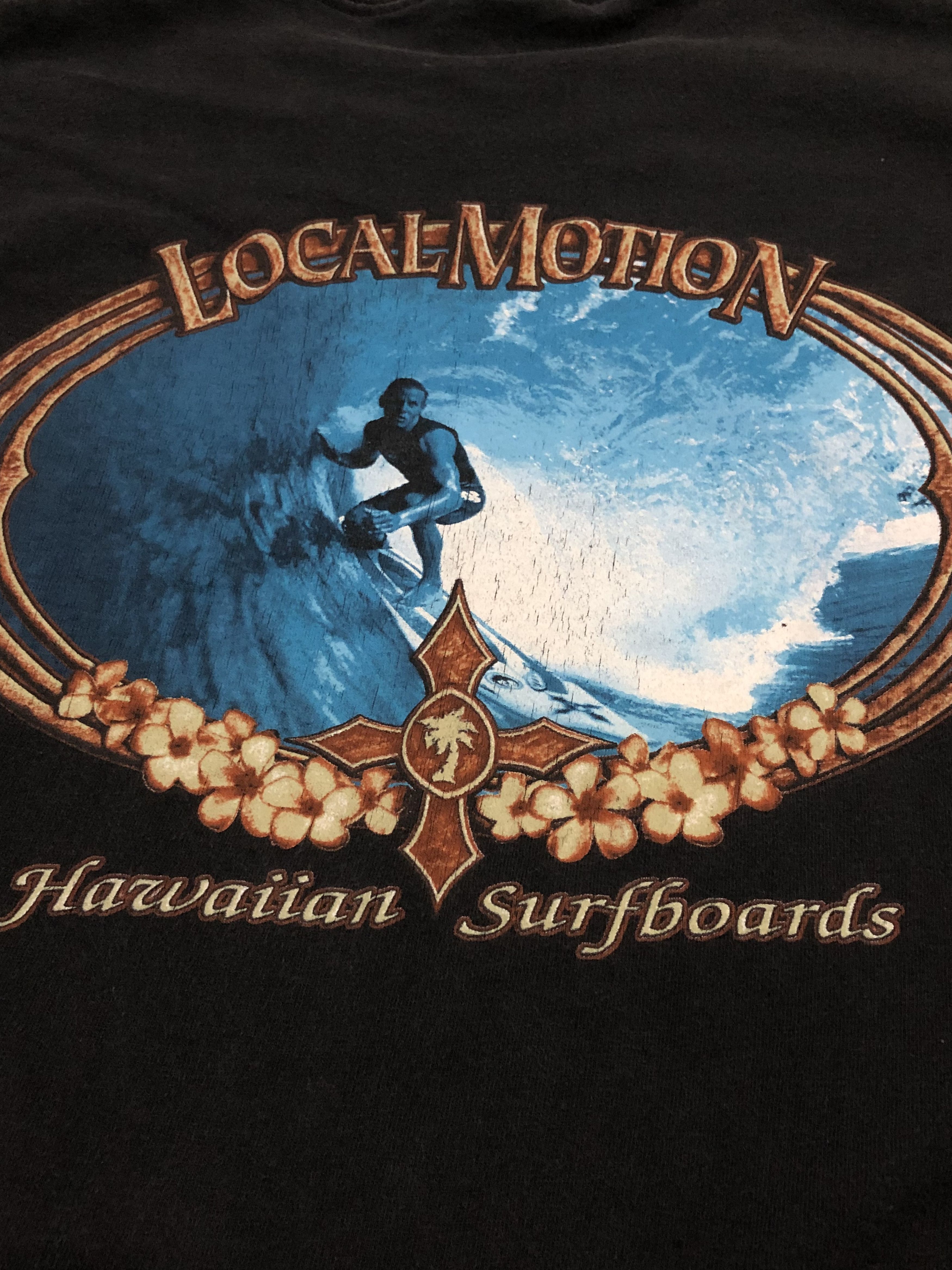 Vintage Vintage Worn 90s Local Motion Hawaiian Surfboards Tshirt Size US M / EU 48-50 / 2 - 3 Thumbnail
