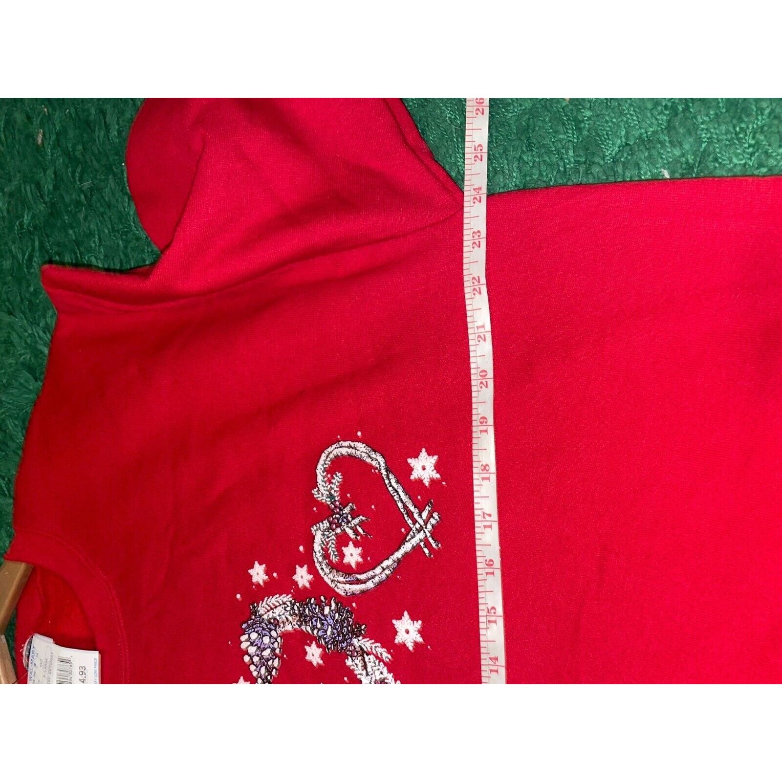 Jerzees Vintage Washington Sweatshirt Crewneck Love Red 90s VTG XL Size US XL / EU 56 / 4 - 10 Thumbnail