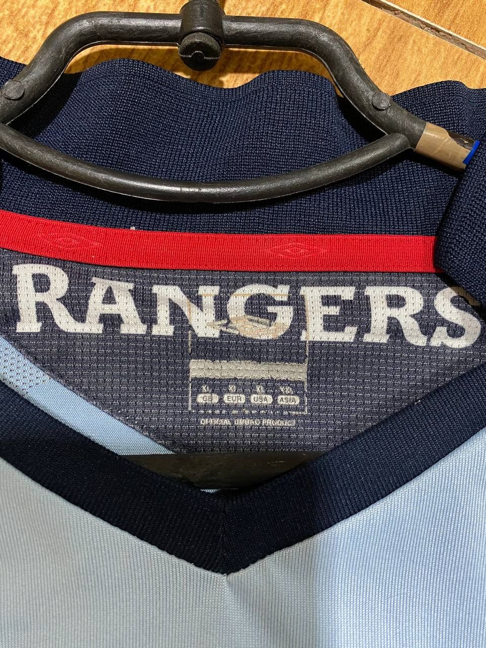 Umbro Umbro Glasgow Rangers Soccer Jersey Football Shirt Size XL Size US XL / EU 56 / 4 - 2 Thumbnail