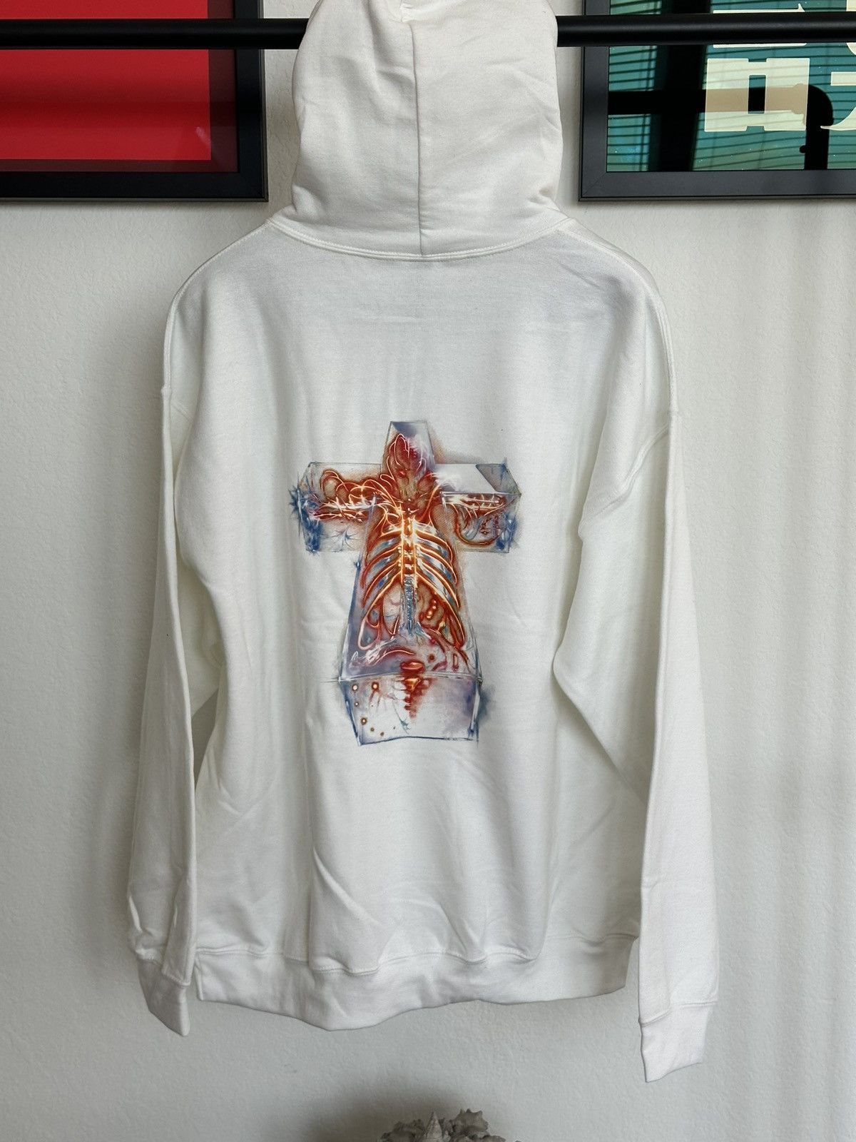 Japanese Brand Justice Hyperdrama Hoodie - White Size US L / EU 52-54 / 3 - 6 Thumbnail