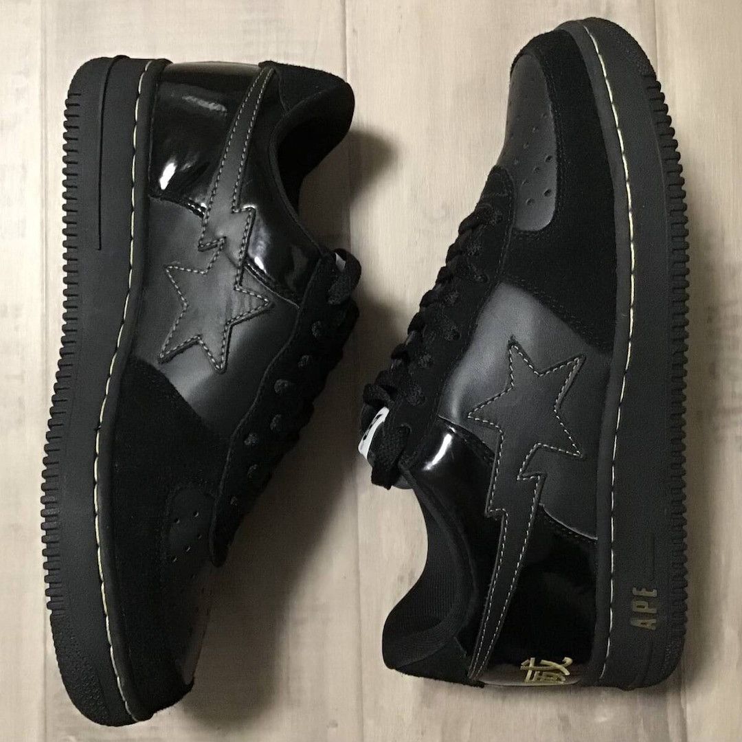 Bape × Nigo 2005 EVOKE × BAPE STA leather sneakers a bathing ape NIGO Size US 9 / EU 42 - 4 Thumbnail