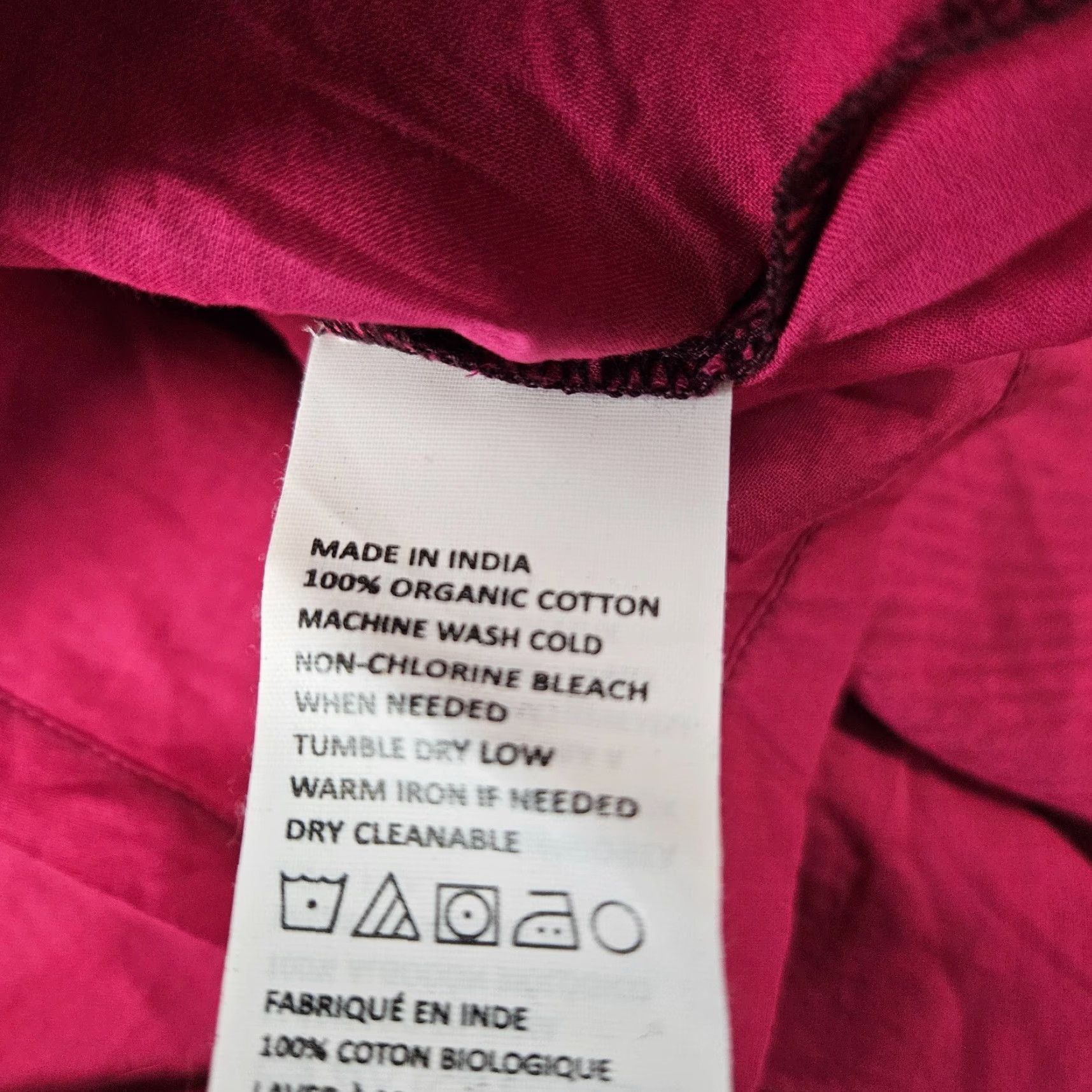 Prana Prana Womens Skirt XL Black Cherry Bodhi Suger Pine Smocked Pockets Waist A-Line Short Cotton Multicolor Womens Size 40" / US 18 - 3 Thumbnail