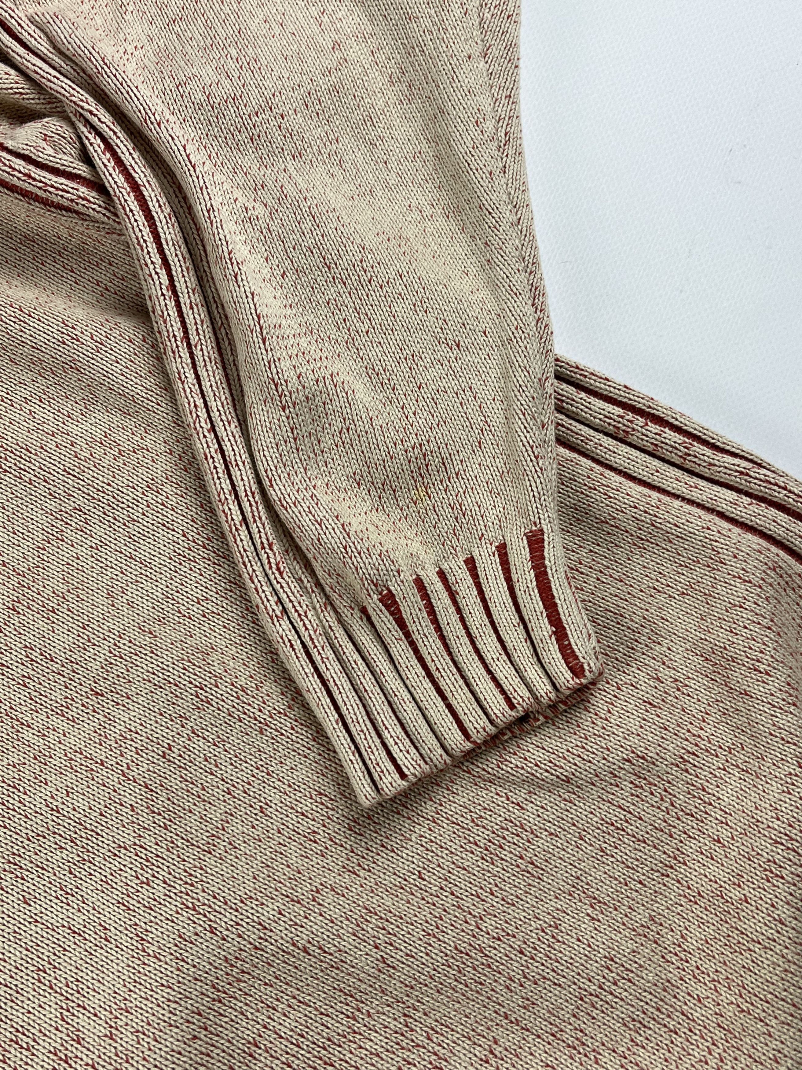 Japanese Brand × Vintage 90s Rare Ribbed Knited Faded Sweater Size US M / EU 48-50 / 2 - 3 Thumbnail