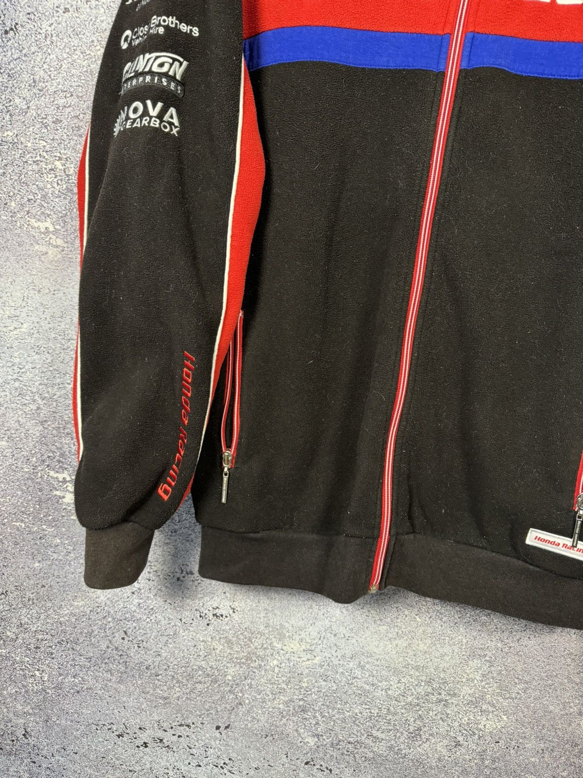 Formula 1 × Honda Honda Fleece Jacket Zip Clinton Castrol Nissin Akrapovich Size US S / EU 44-46 / 1 - 5 Thumbnail
