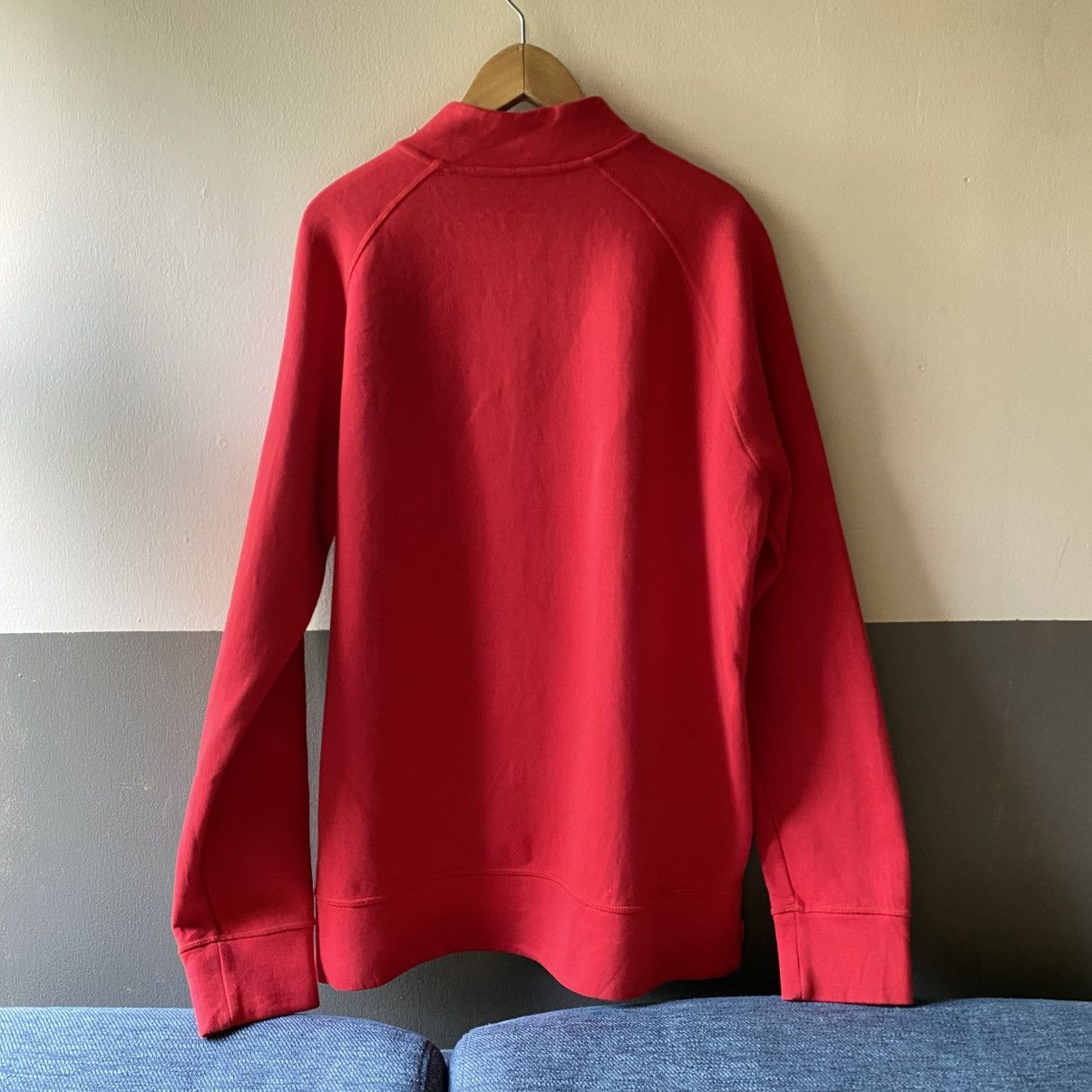 Apple Apple Red Quarter-Zip Staff Sweatshirt Size US M / EU 48-50 / 2 - 2 Thumbnail