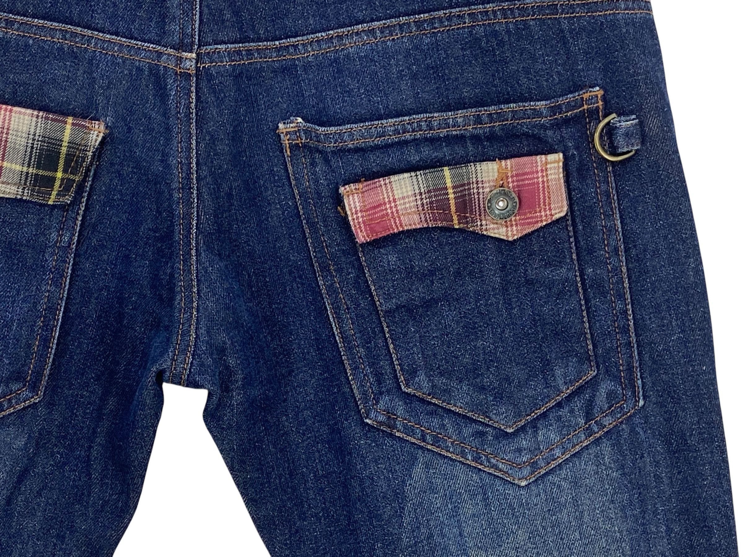 Japanese Brand Double Focus Double Waist Light Wash Denim Size US 31 - 10 Thumbnail