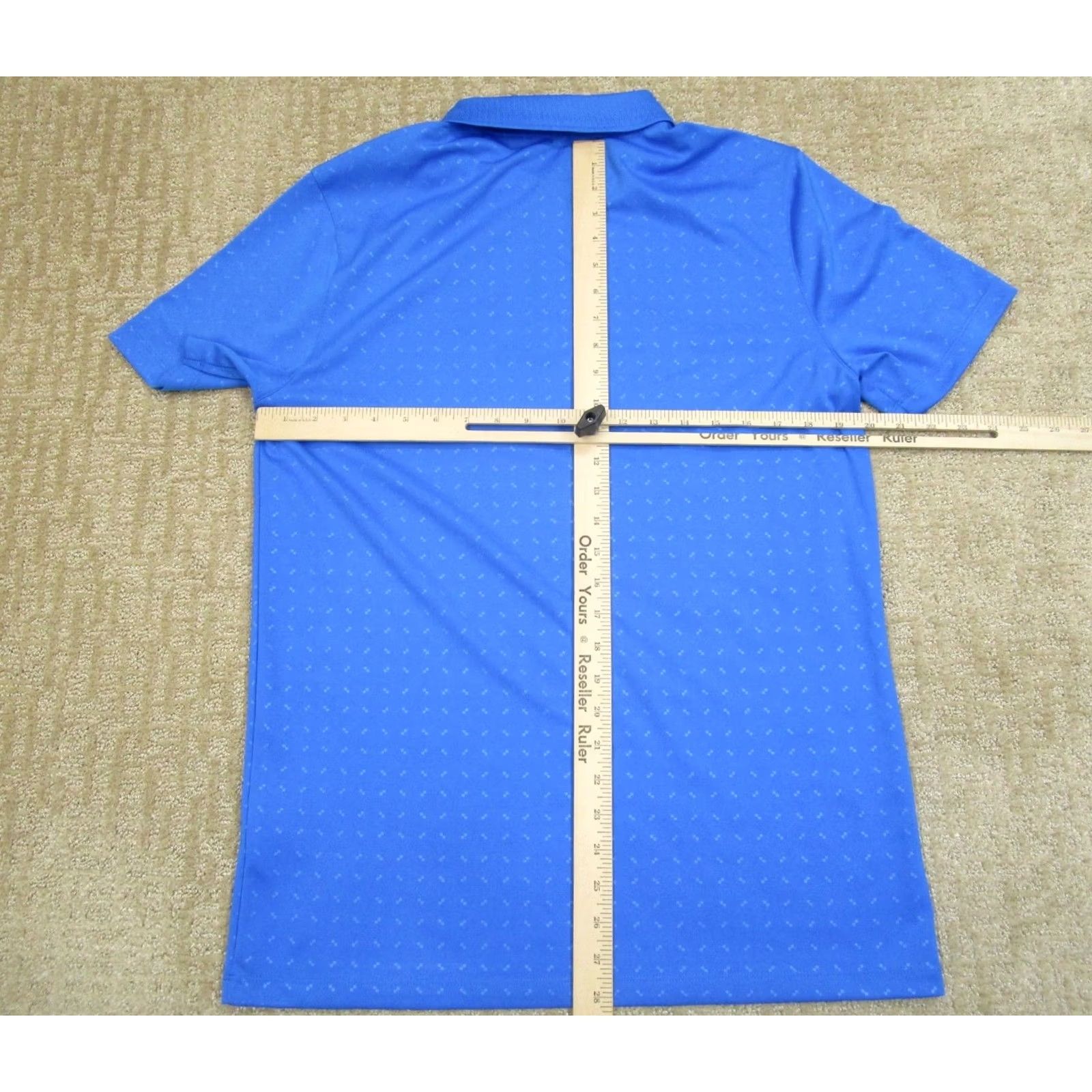 Nike Nike Golf Dri-Fit Polo Shirt Men Medium Blue Logo Embroidered Pebble Beach Golf Course Vintage No Size US M / EU 48-50 / 2 - 5 Thumbnail