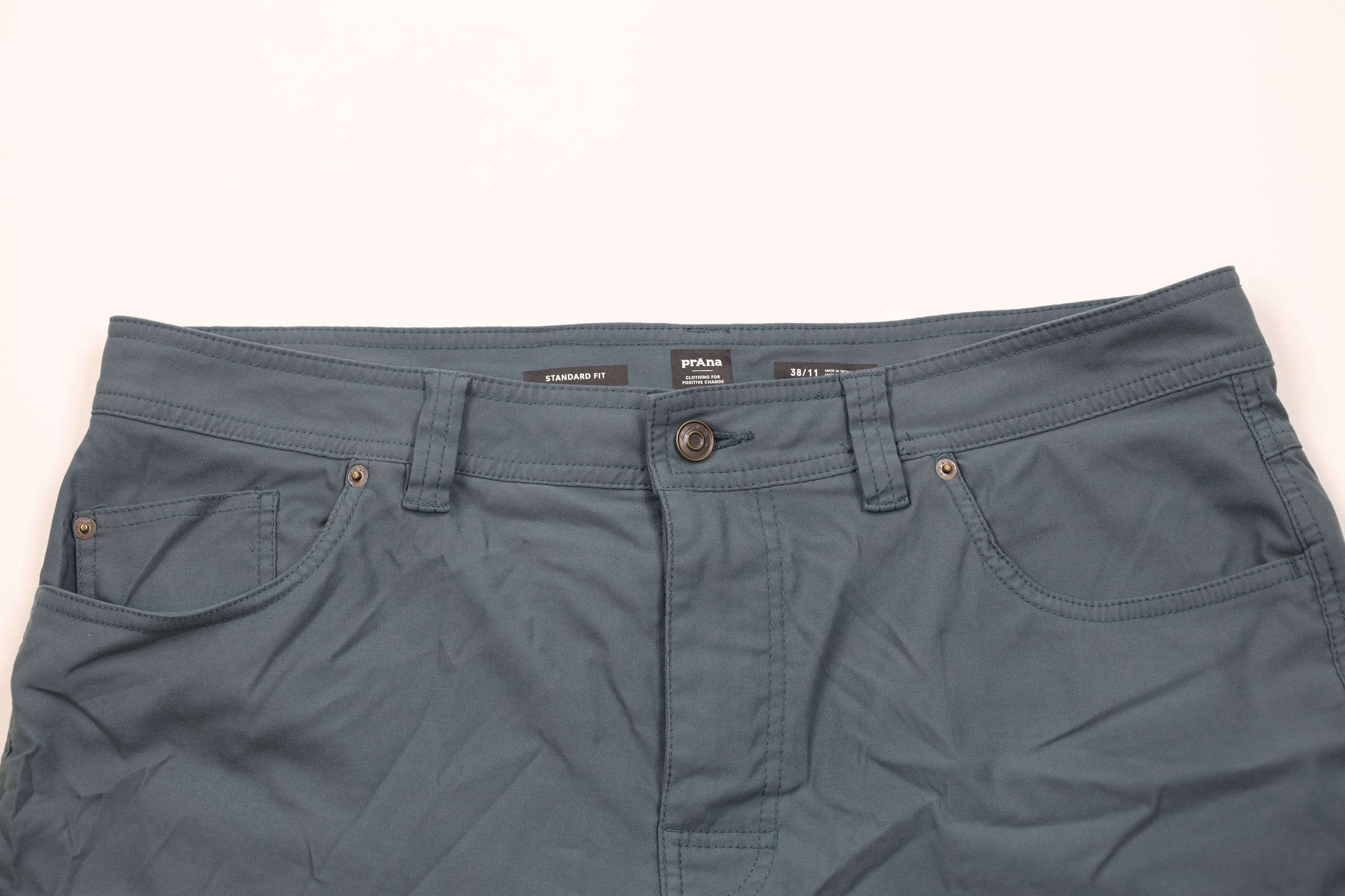 Prana × Vintage prAna Breathe Brion II Hiking Trail Mountain Shorts Teal Size US 38 / EU 54 - 2 Thumbnail