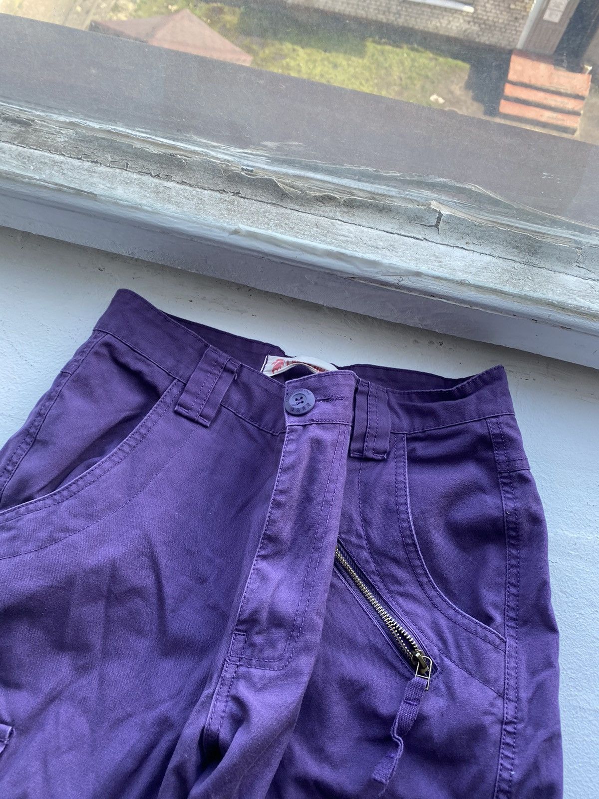 20471120 × If Six Was Nine × Japanese Brand Opium Purple Multipocket Cargo Nine style Number Pants Small Size US 30 / EU 46 - 4 Thumbnail