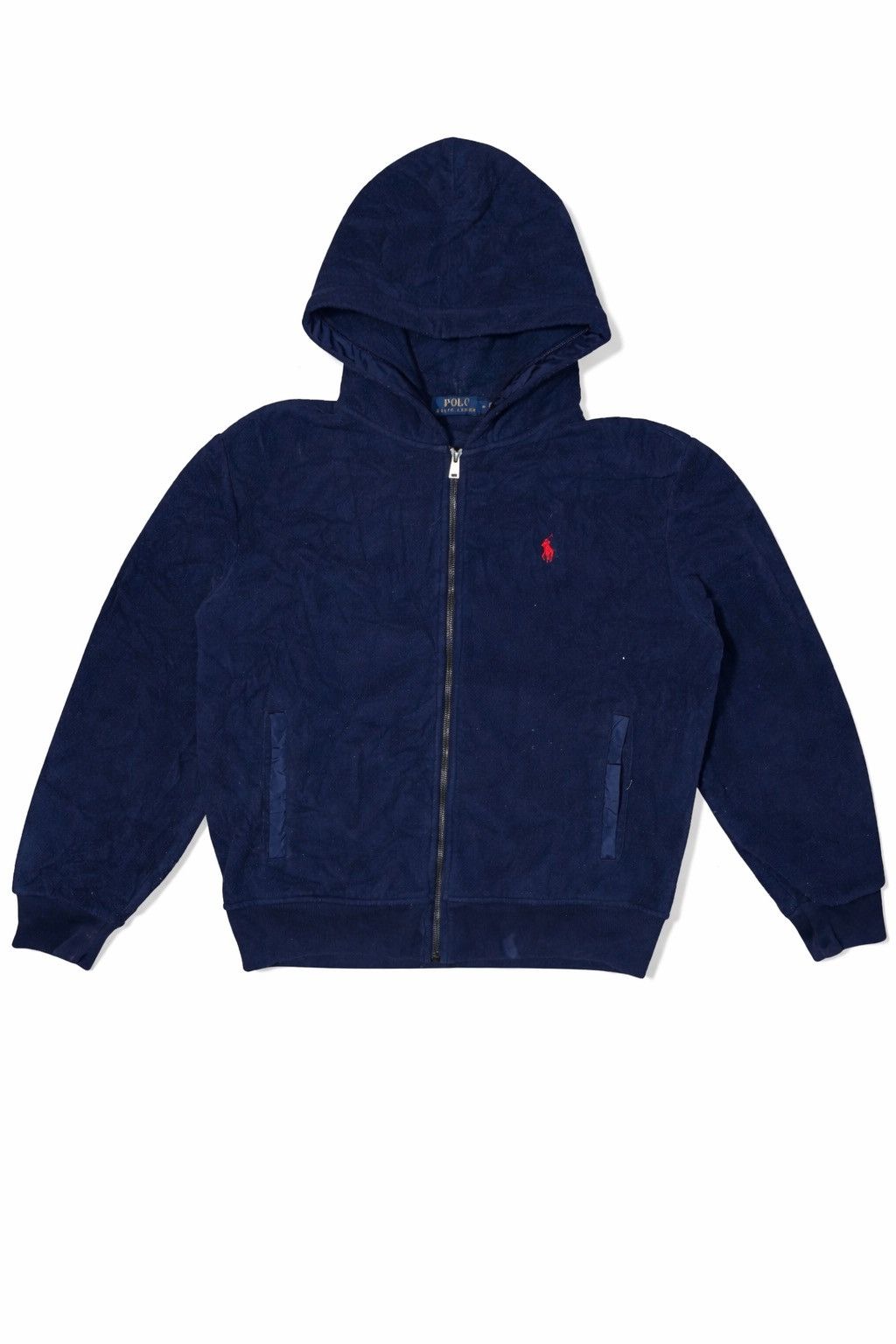 Polo Ralph Lauren Polo Ralph Lauren Blue Zip Up Hoodie Polo Pony Logo Size M Size US M / EU 48-50 / 2 - 1 Thumbnail