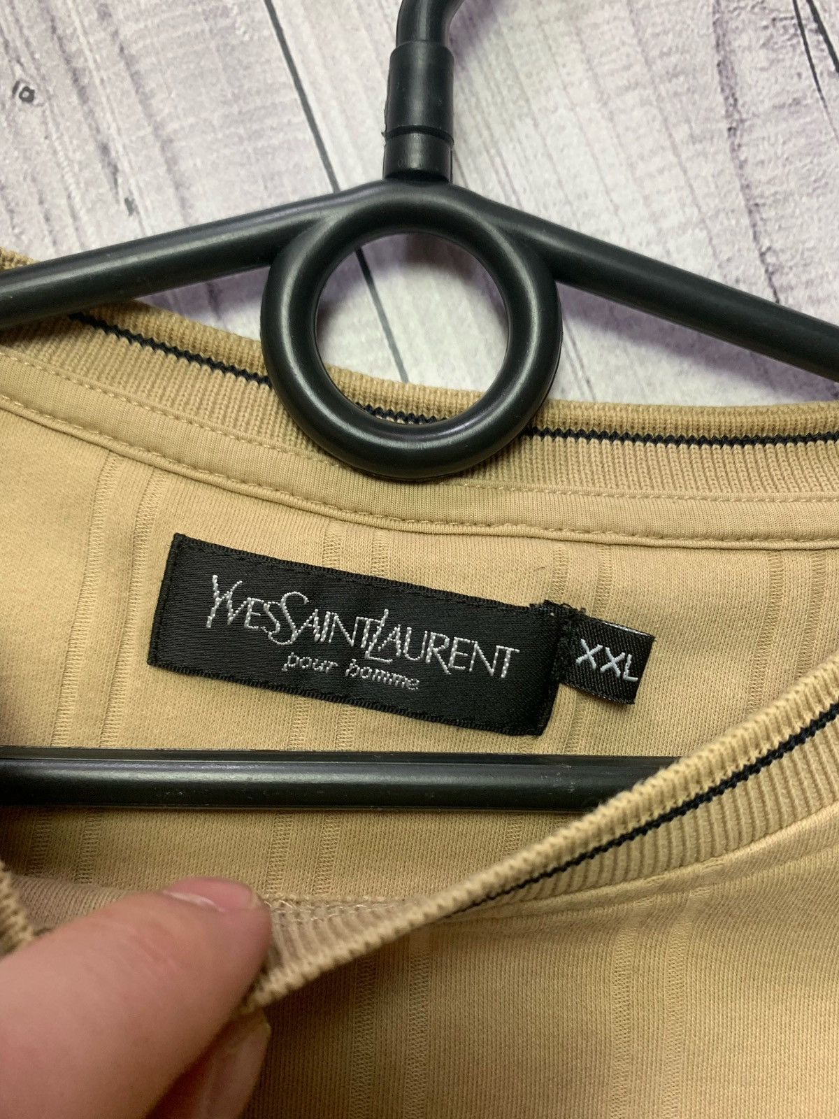 Vintage × Yves Saint Laurent Ysl vintage T-shirt luxury Yves saint Laurent Size L Size US L / EU 52-54 / 3 - 4 Thumbnail