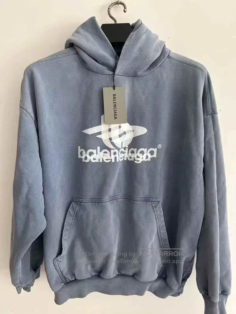 Balenciaga Balenciaga 3B Phantom Hoodie Size US L / EU 52-54 / 3 - 1 Thumbnail