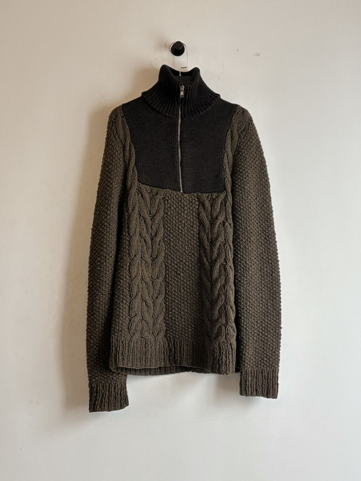 Maison Margiela Maison Martin Margiela | AW2011 Patchwork High-Neck Sweater Size US M / EU 48-50 / 2 - 2 Thumbnail