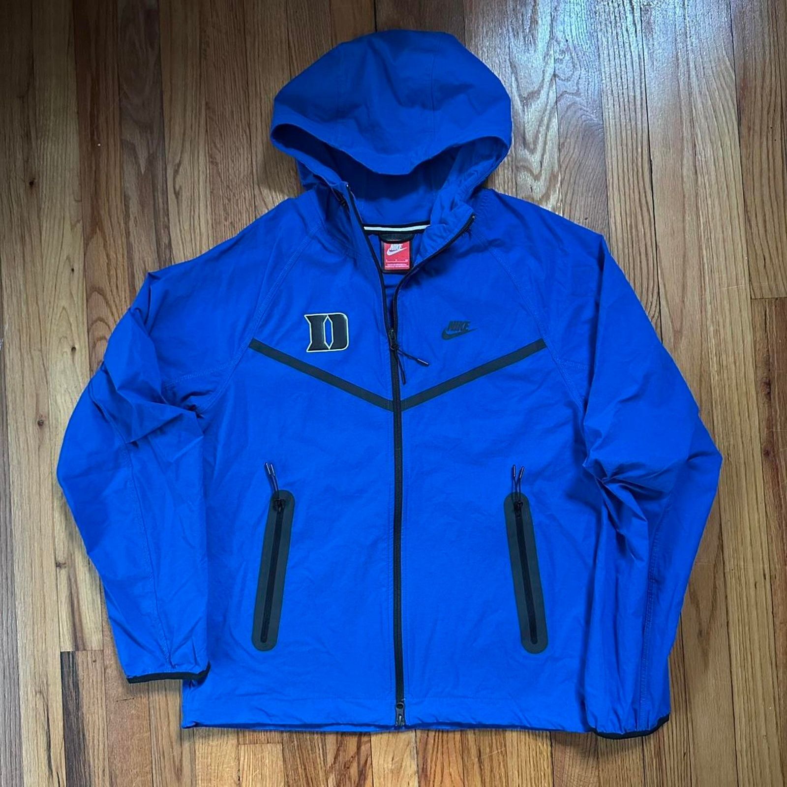 NCAA × Nike Nike Tech Duke Blue Devils Windbreaker Full Zip Hooded S Size US S / EU 44-46 / 1 - 1 Thumbnail