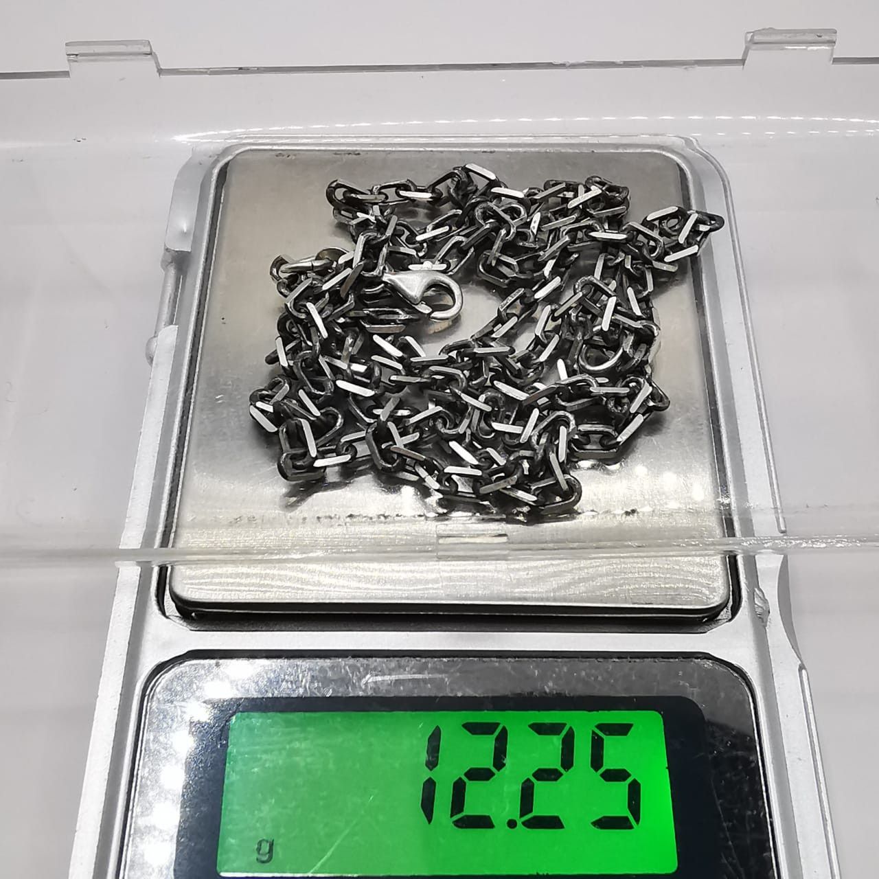 Sterling Silver Vintage Jewelry Chain, 925 Sterling Silver, Signed 12,25g Size ONE SIZE - 4 Thumbnail