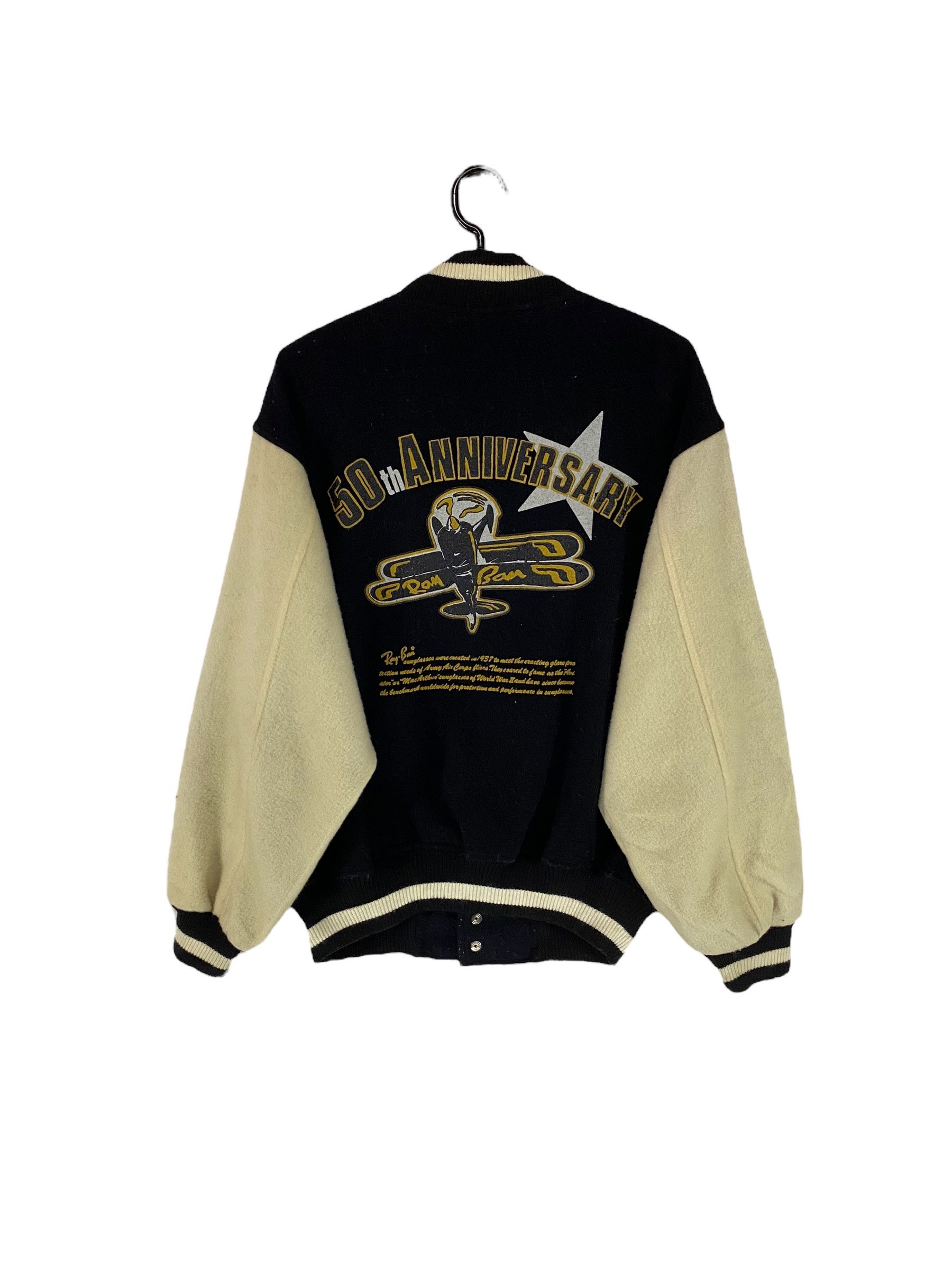 RayBan × Vintage Vintage Ray ban 50th anniversary varsity jacket Size US M / EU 48-50 / 2 - 1 Thumbnail