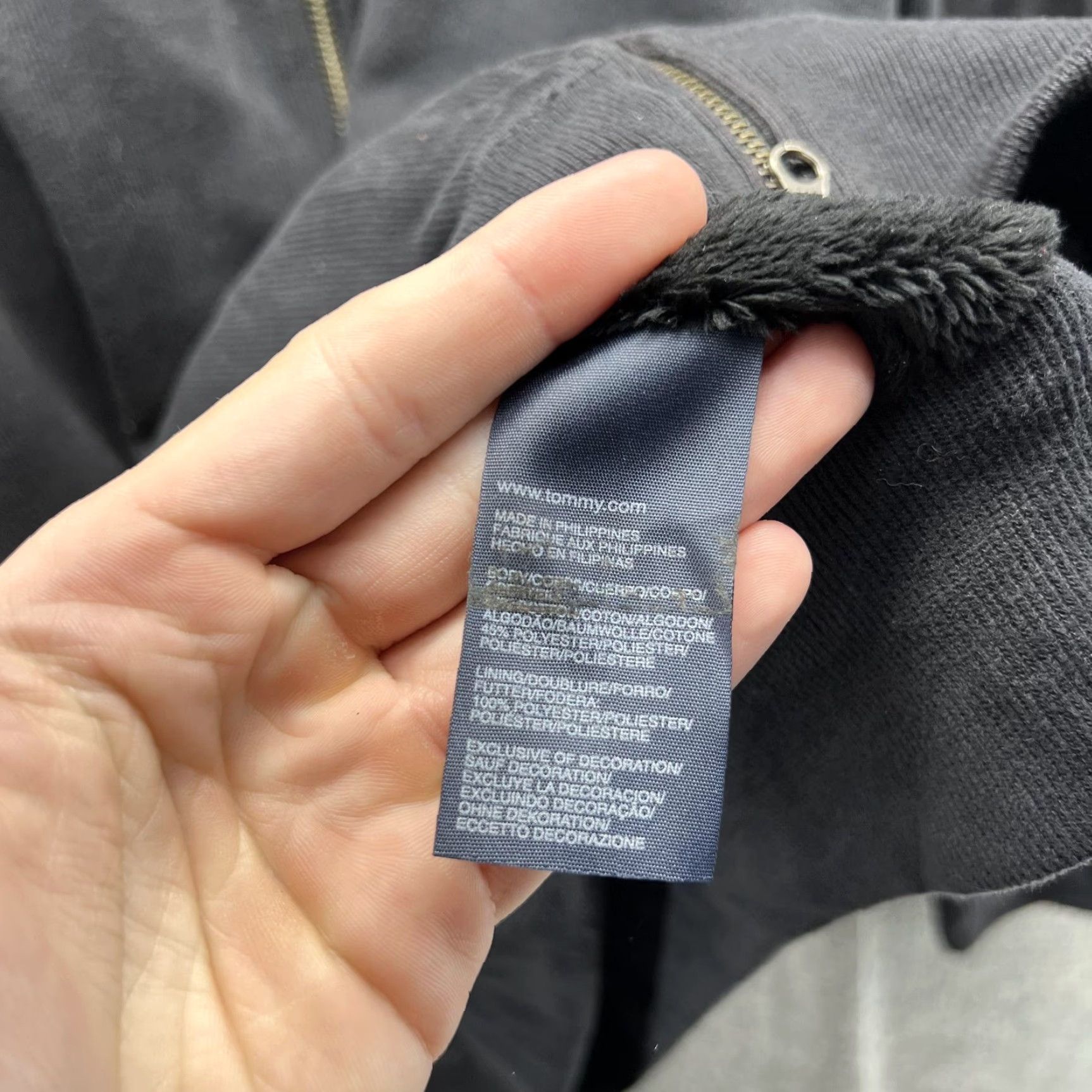 Tommy Hilfiger Tommy Hilfiger Jacket Mens Medium Black Fleece Lined Bomber Full Zip Casual Size US M / EU 48-50 / 2 - 3 Thumbnail