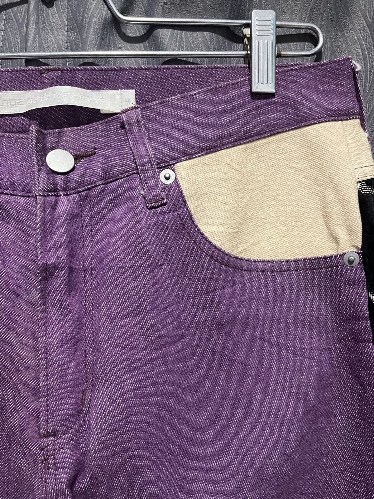 Japanese Brand Rare Inpaichthys Kerri two-tone jeans Size US 31 - 5 Thumbnail