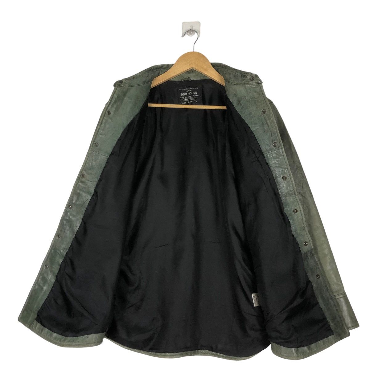 Genuine Leather Doghouse western leather shirt snap button up Size US S / EU 44-46 / 1 - 8 Thumbnail