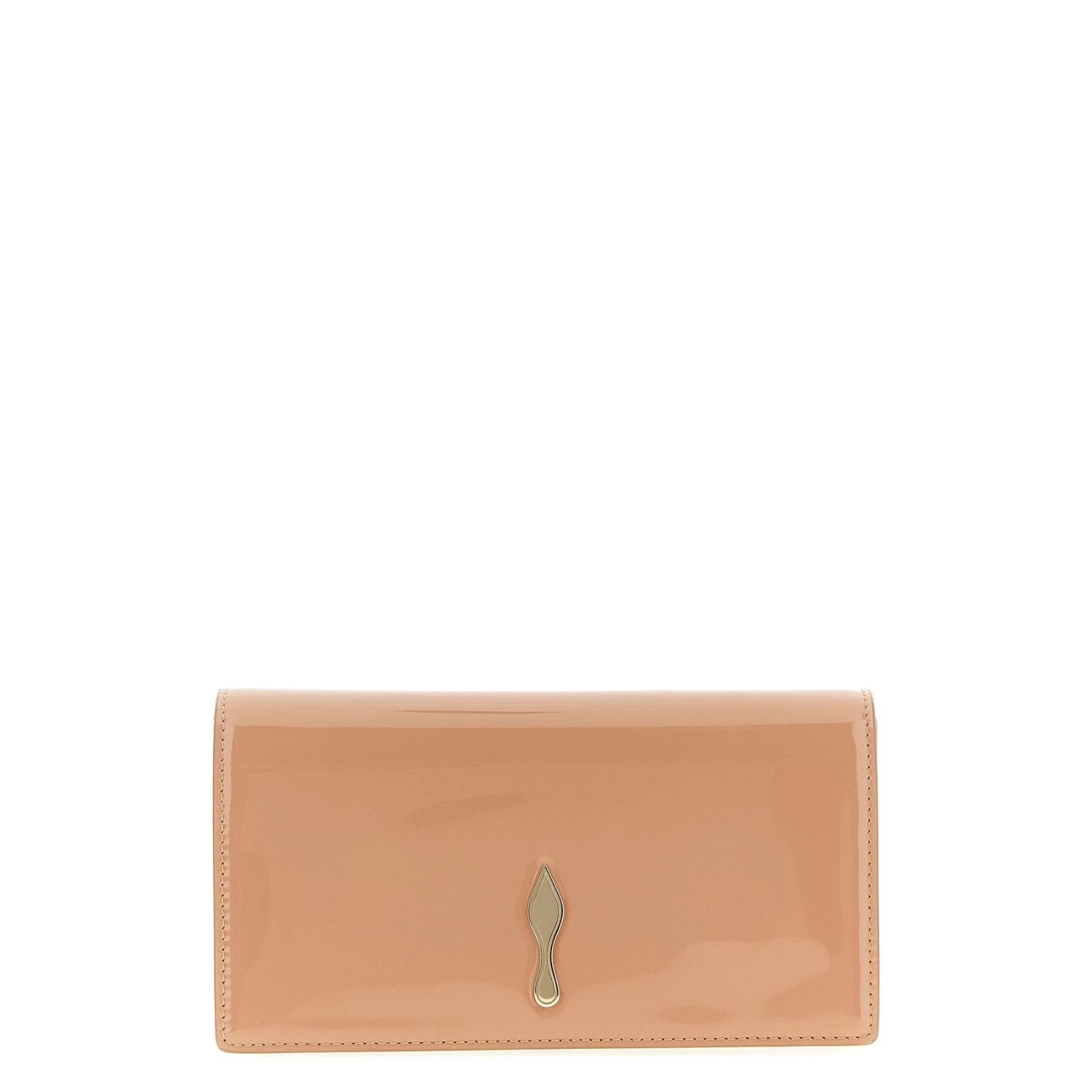 Christian Louboutin CHRISTIAN LOUBOUTIN Bettina Blush Patent Leather Shoulder Ba Size ONE SIZE - 1 Thumbnail