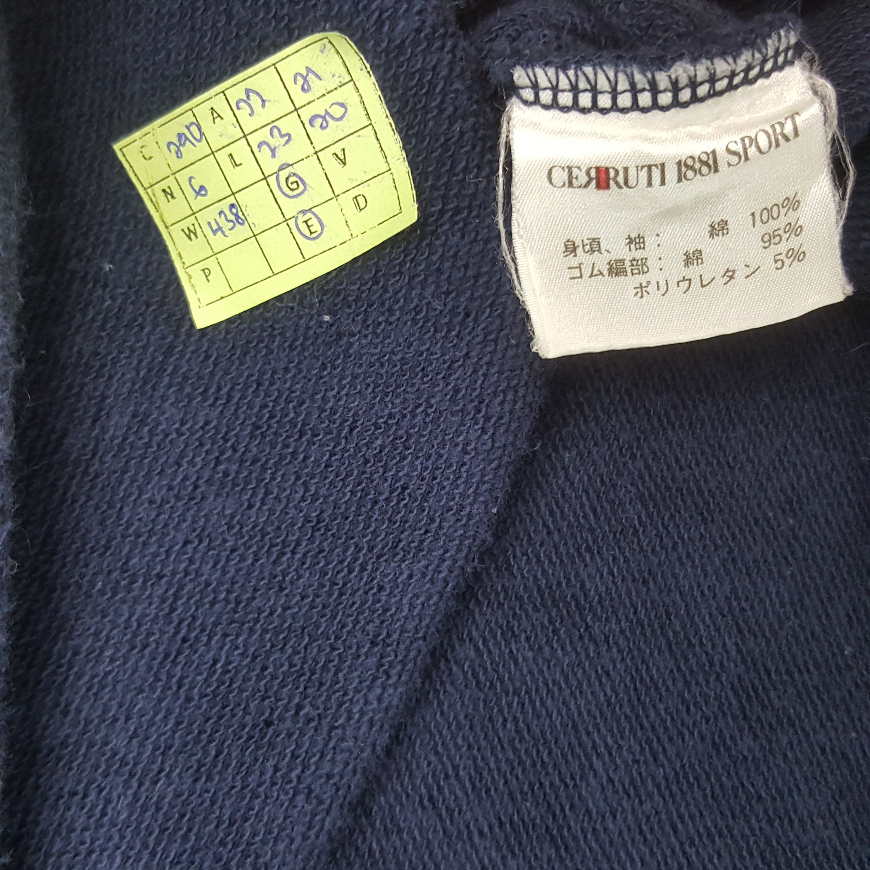 Cerruti 1881 × Vintage Vintage Cerruti 1881 Sport Italian Brand Sweatshirt C290N6 Size US M / EU 48-50 / 2 - 7 Thumbnail