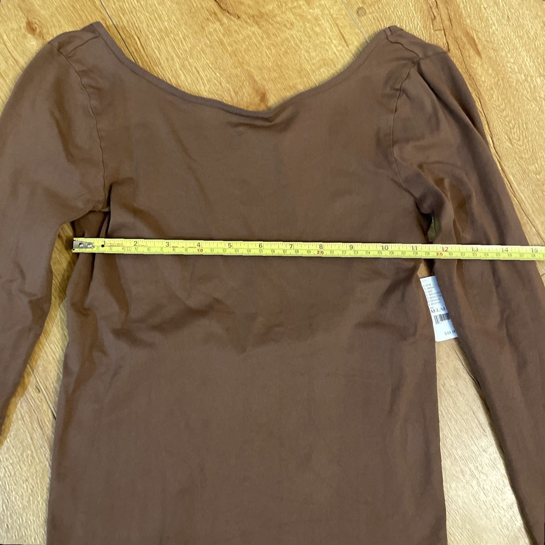 Free People Free People Intimately Free Base Layering Top Rose Open Back Long Sleeve M/L Cropped Women Slim Brown NWT Size M / US 6-8 / IT 42-44 - 3 Thumbnail