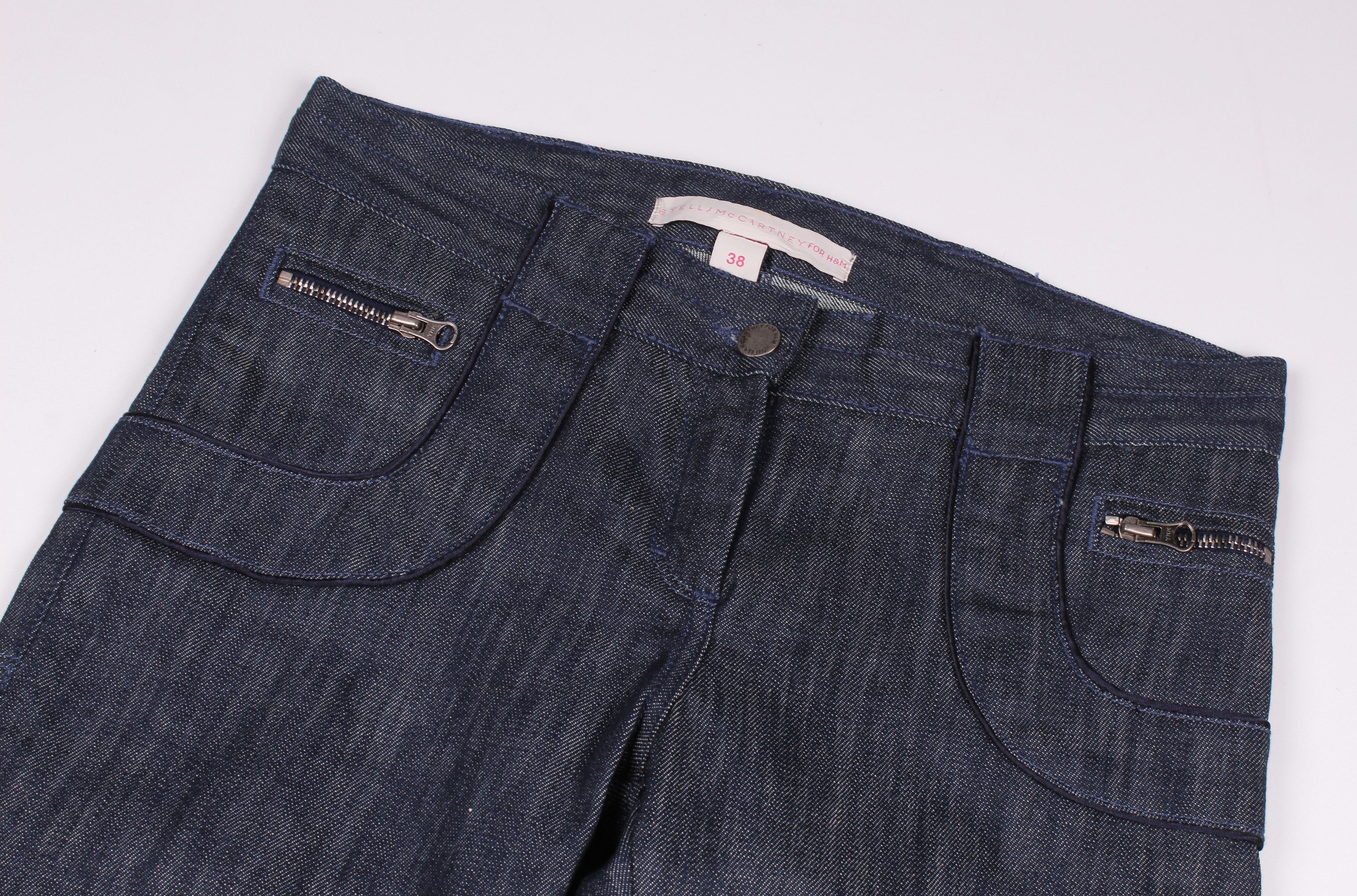H&M × Stella McCartney Stella McCartney X H&M Skinny Wомеns Denim Jeans Size 32" / US 10 / IT 46 - 2 Thumbnail
