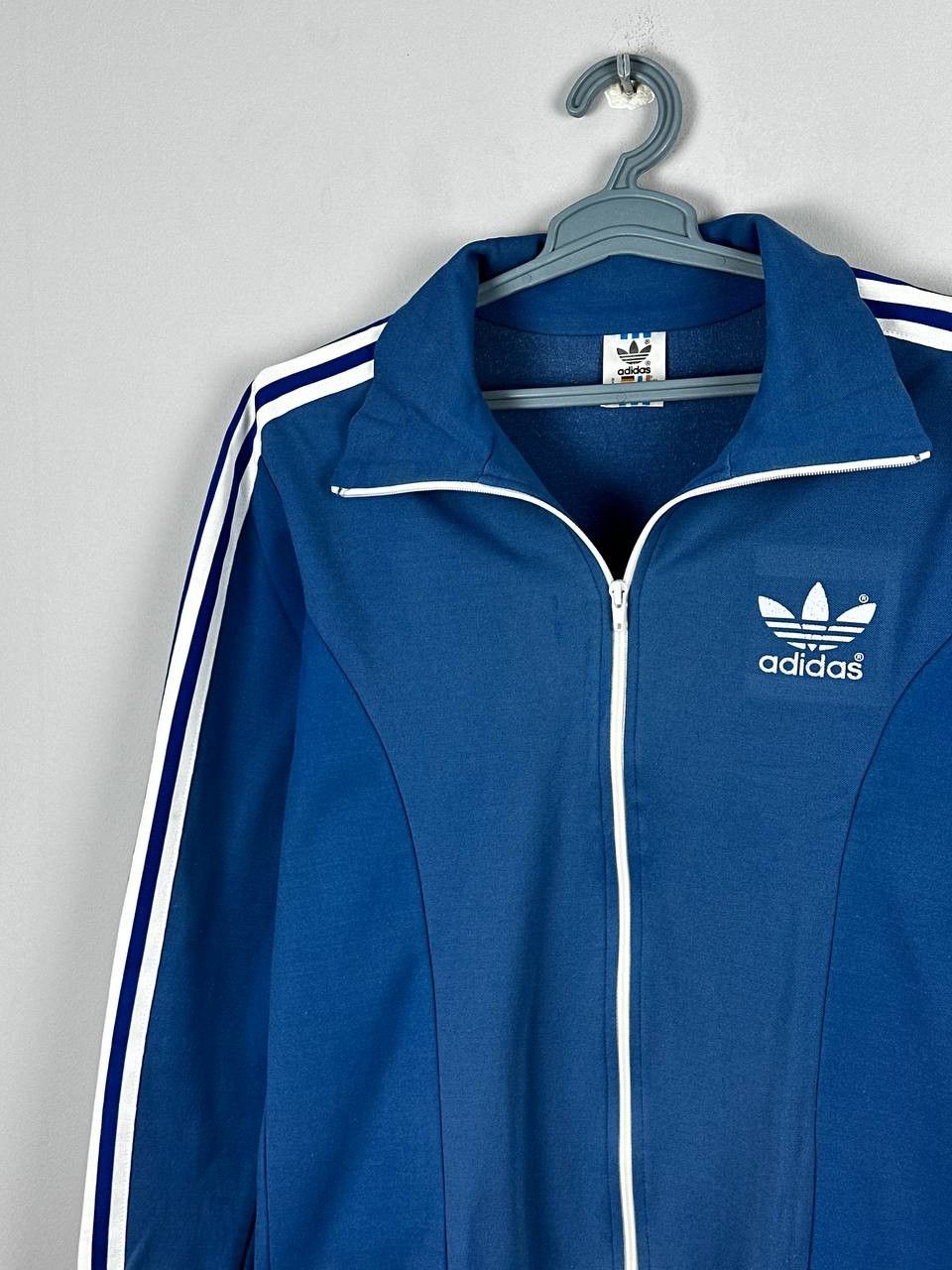 Adidas Vintage 90s Adidas Track Jacket Blue Retro Mens Size US M / EU 48-50 / 2 - 3 Thumbnail