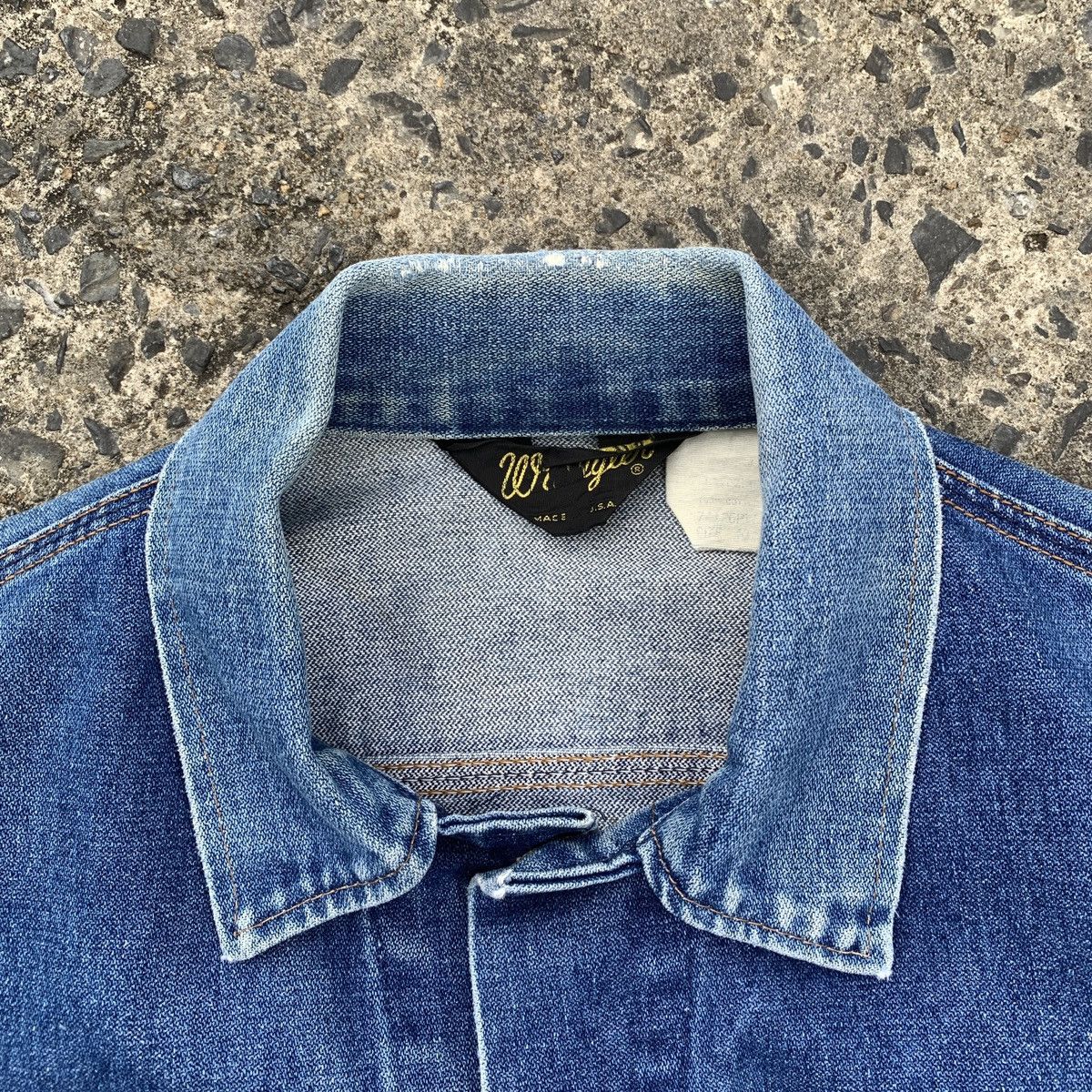 Vintage × Wrangler 70s USA Wrangler Denim Jacket Size US L / EU 52-54 / 3 - 3 Thumbnail