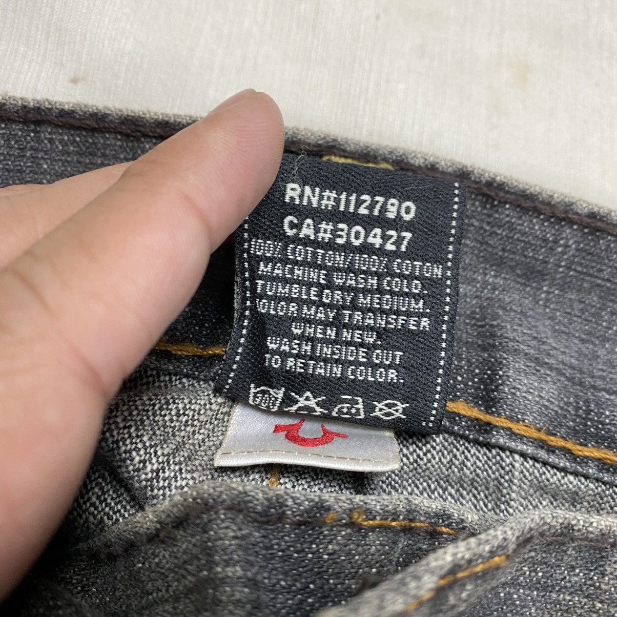 If Six Was Nine True Religion Distressed Flared Denim Pants Size US 30 / EU 46 - 8 Thumbnail
